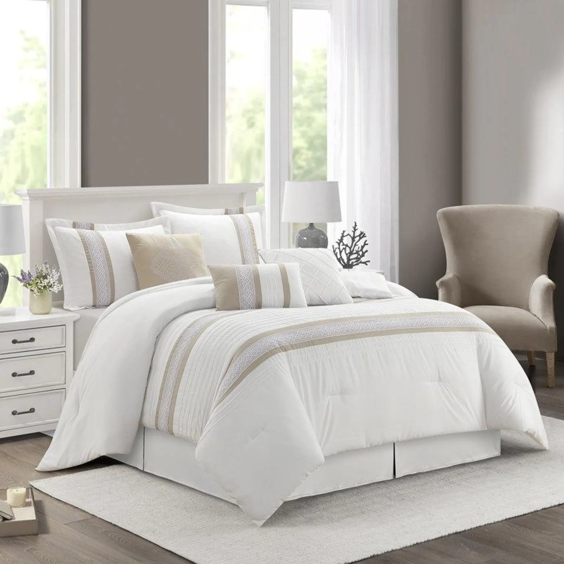 Durango 7 Piece Polyester Comforter Set