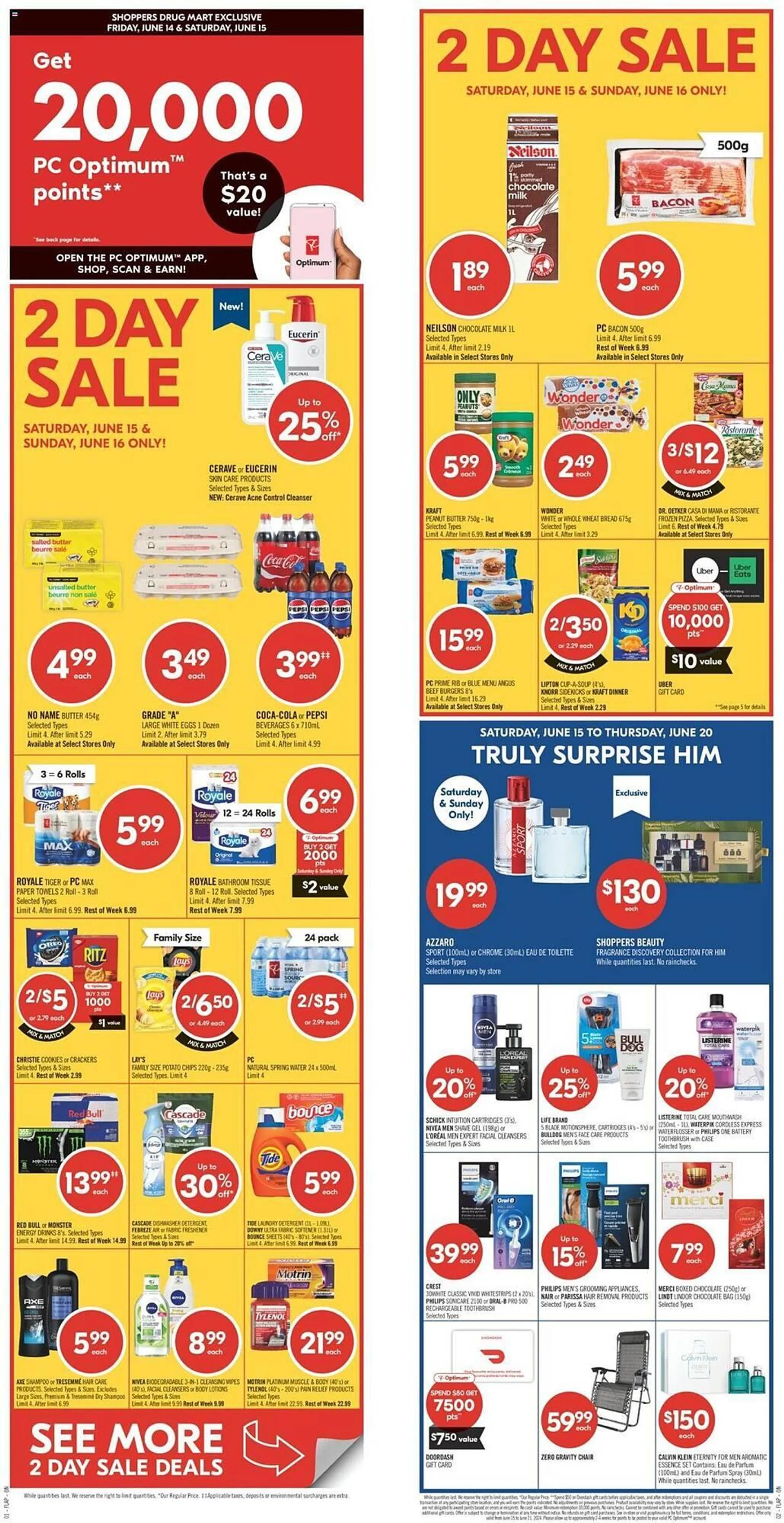 Shoppers Drug Mart flyer from June 15 to June 20 2024 - flyer page 1