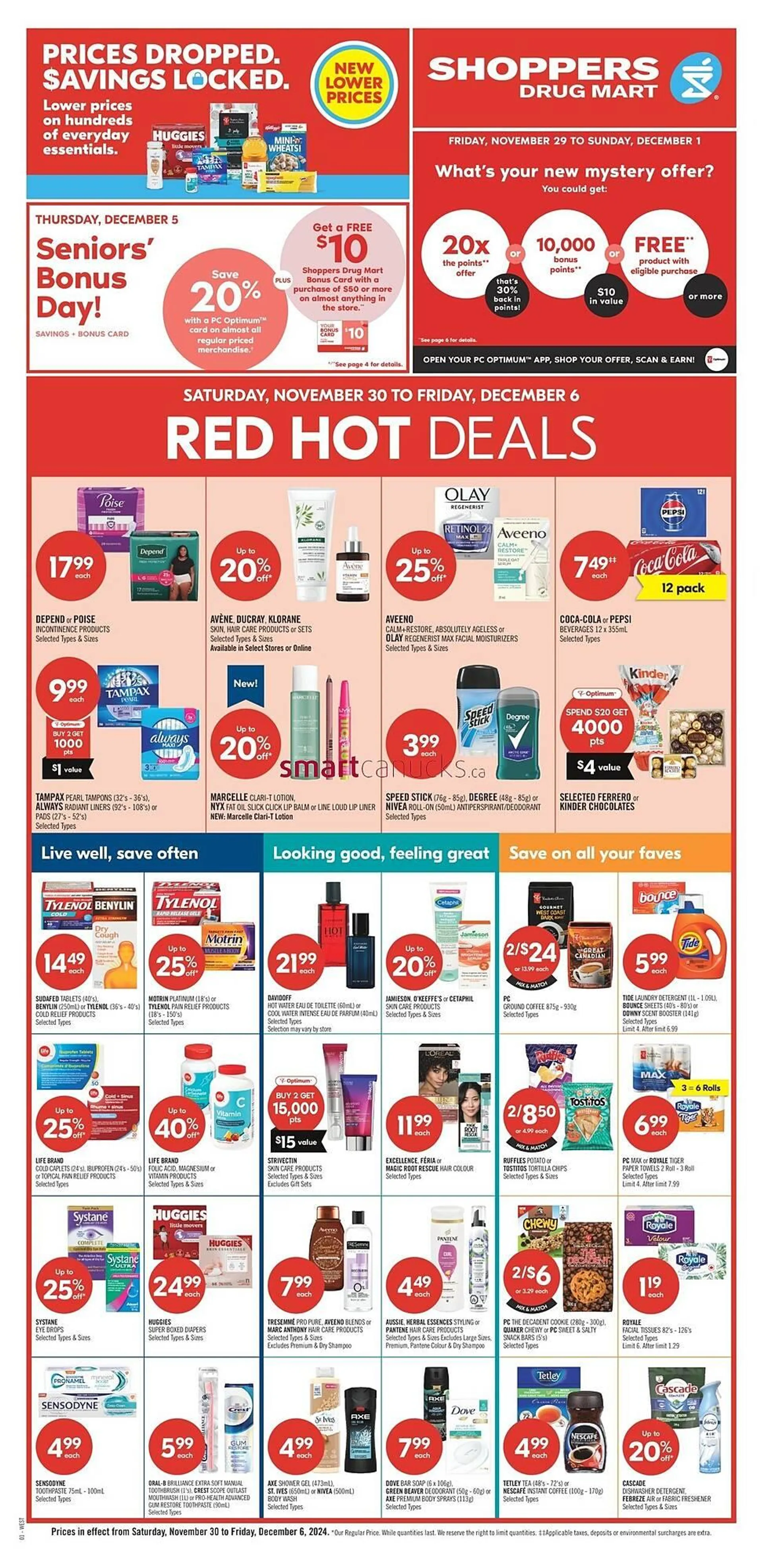 Shoppers Drug Mart flyer from November 28 to December 2 2024 - flyer page 3