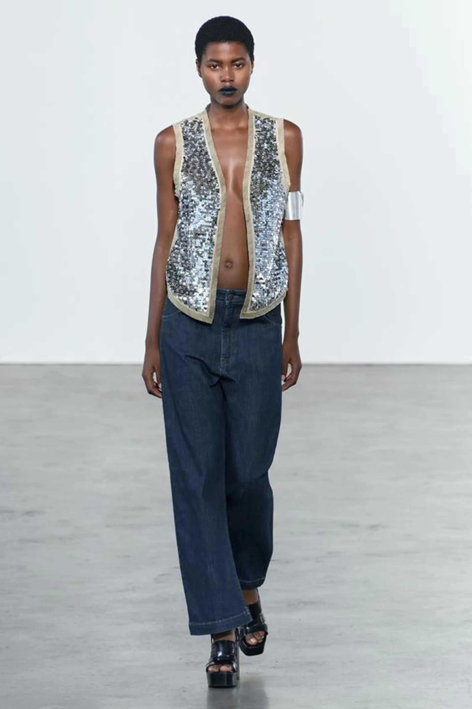 SEQUIN VEST ZW COLLECTION