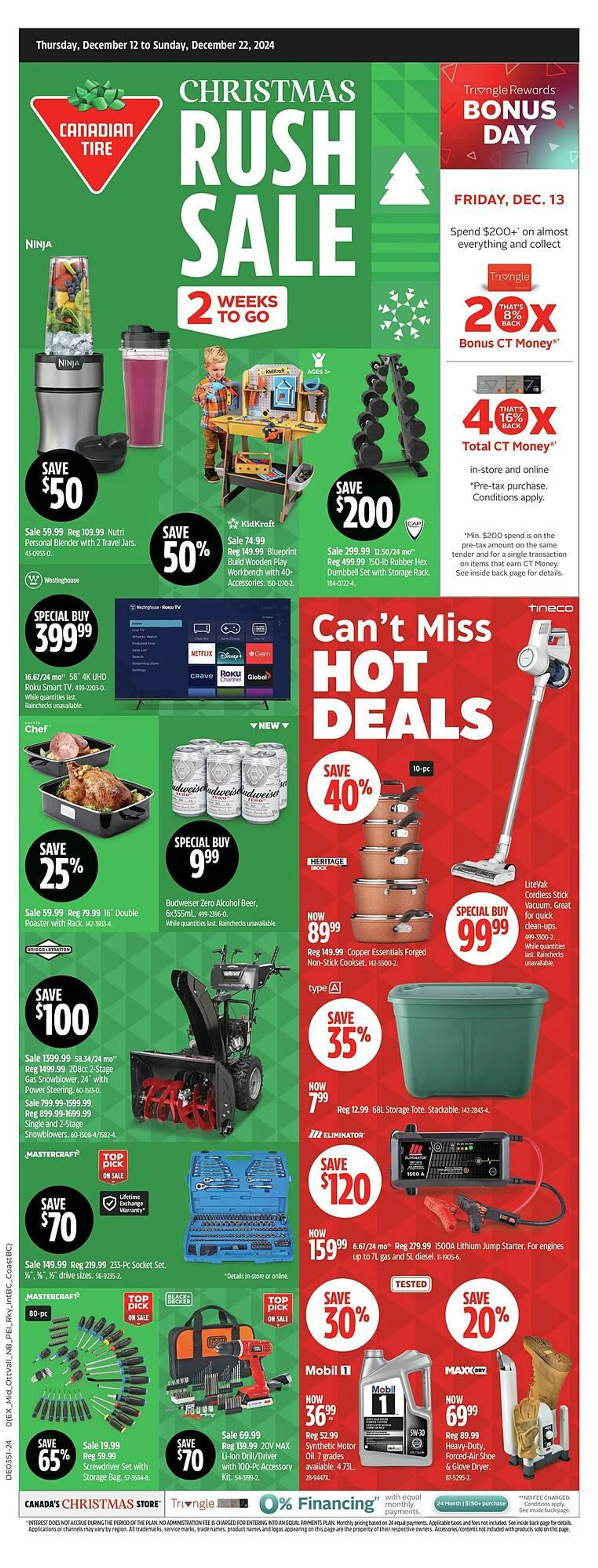 Canadian Tire flyer - 1