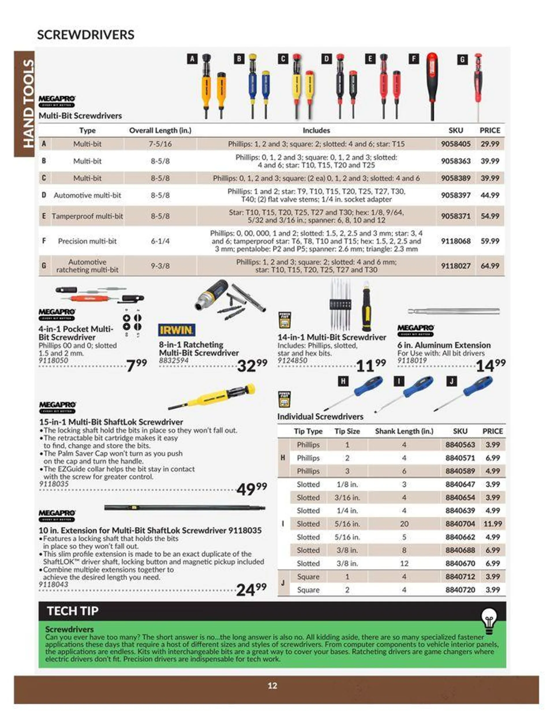 Hand Tools Catalogue from April 23 to April 22 2025 - flyer page 12