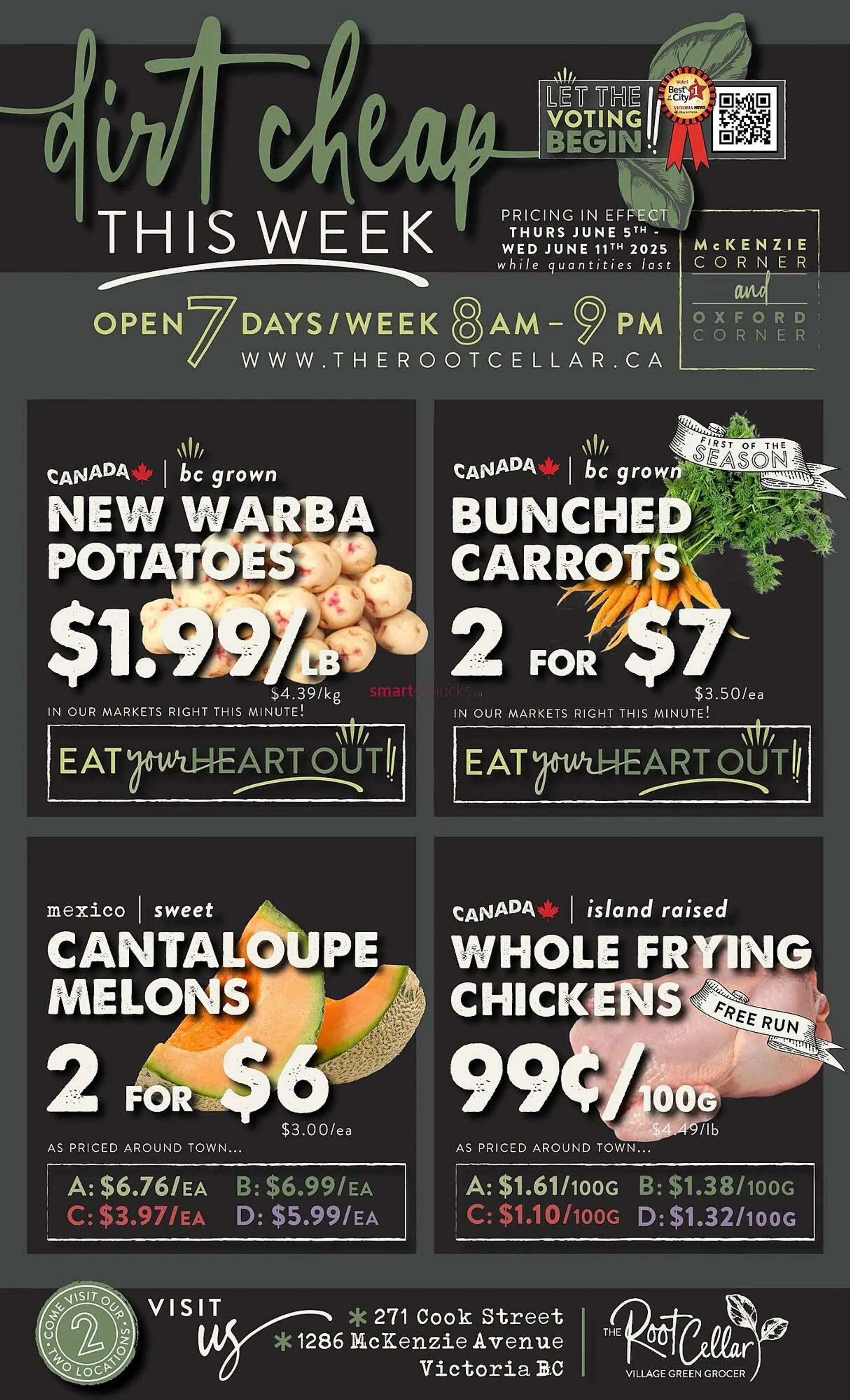 The Root Cellar flyer from June 5 to June 11 2025 - flyer page 1