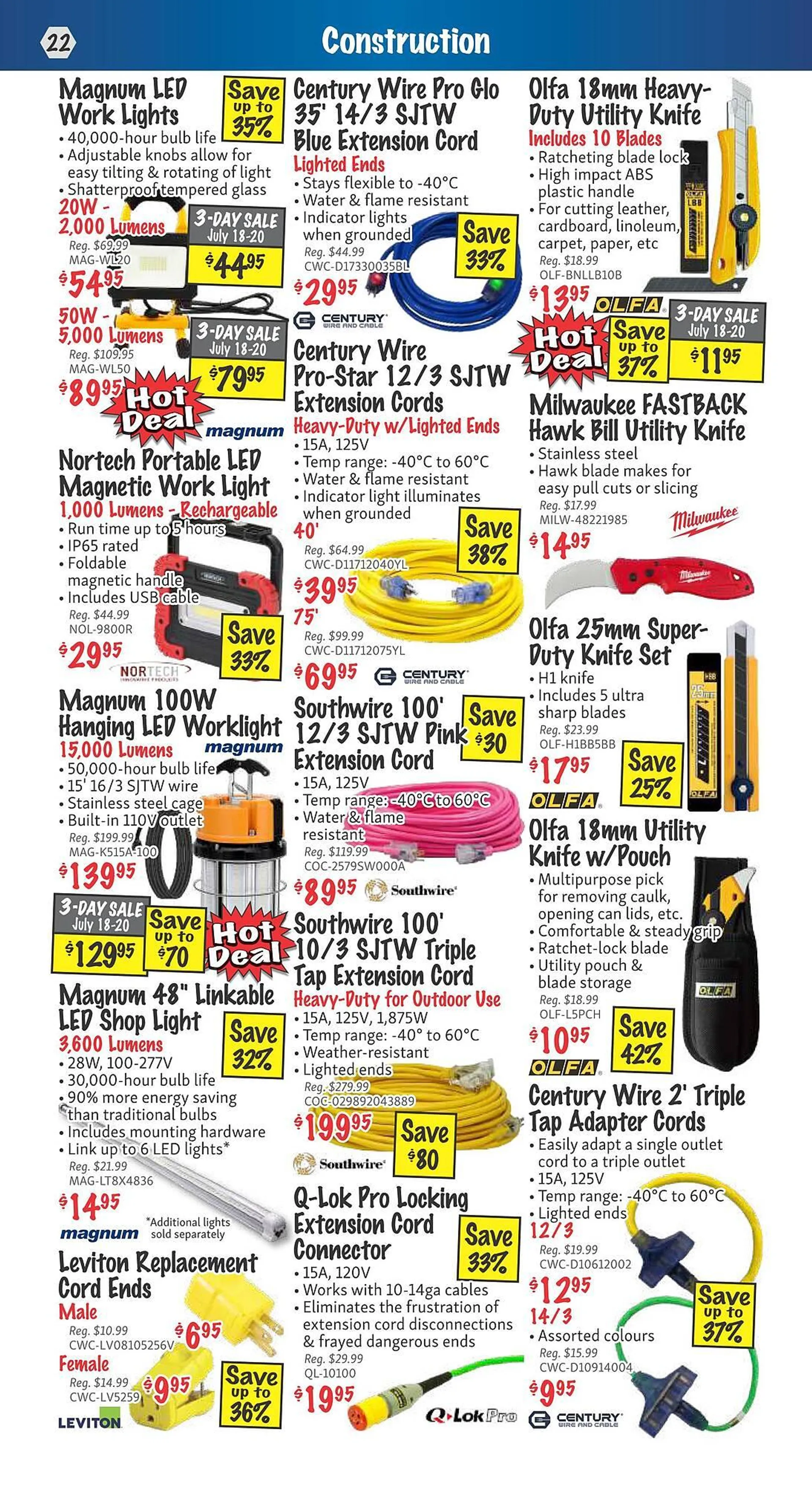 KMS Tools flyer from June 27 to July 31 2024 - flyer page 22