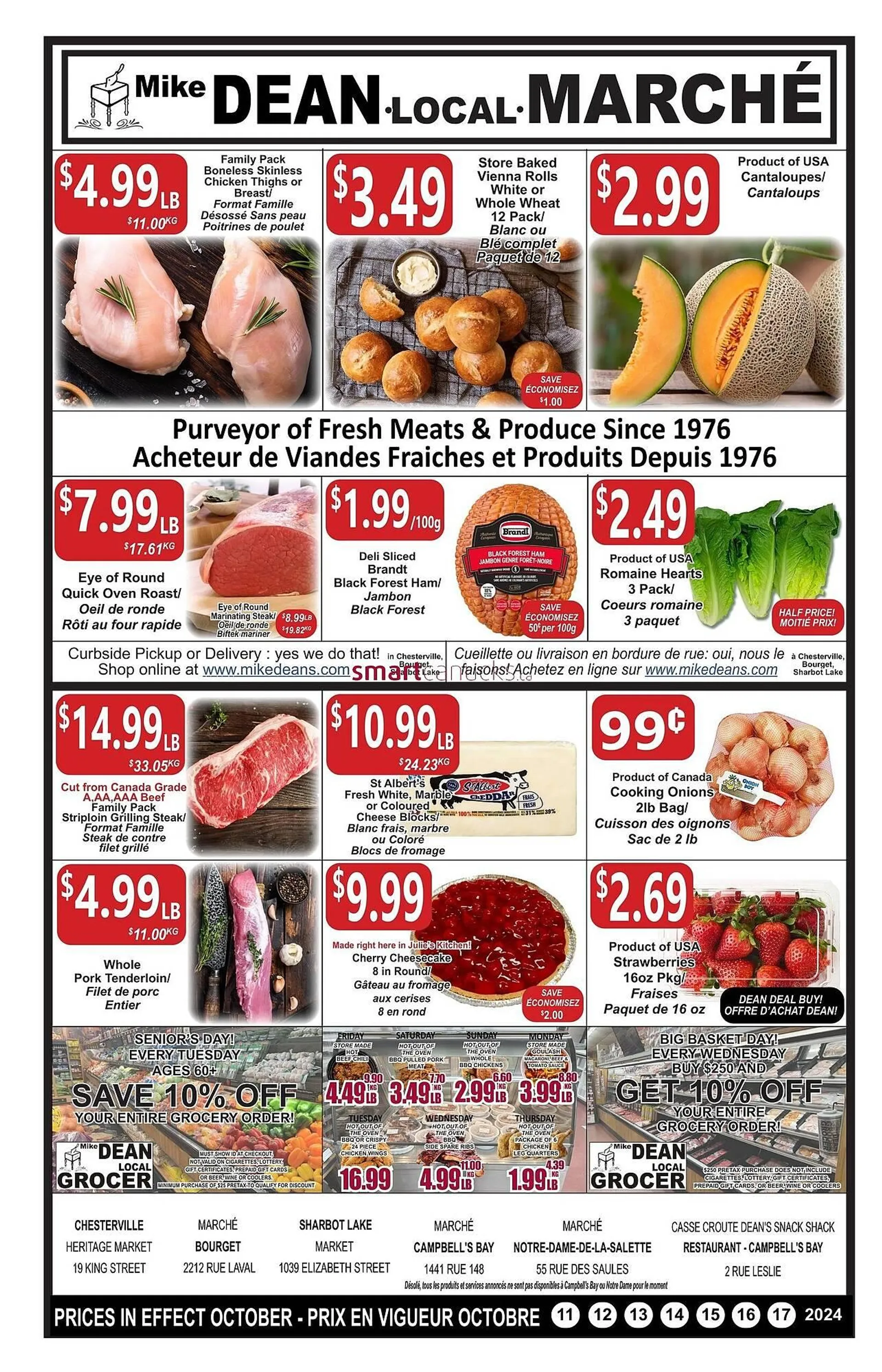 Mike Dean's Super Food flyer from October 11 to October 17 2024 - flyer page 2