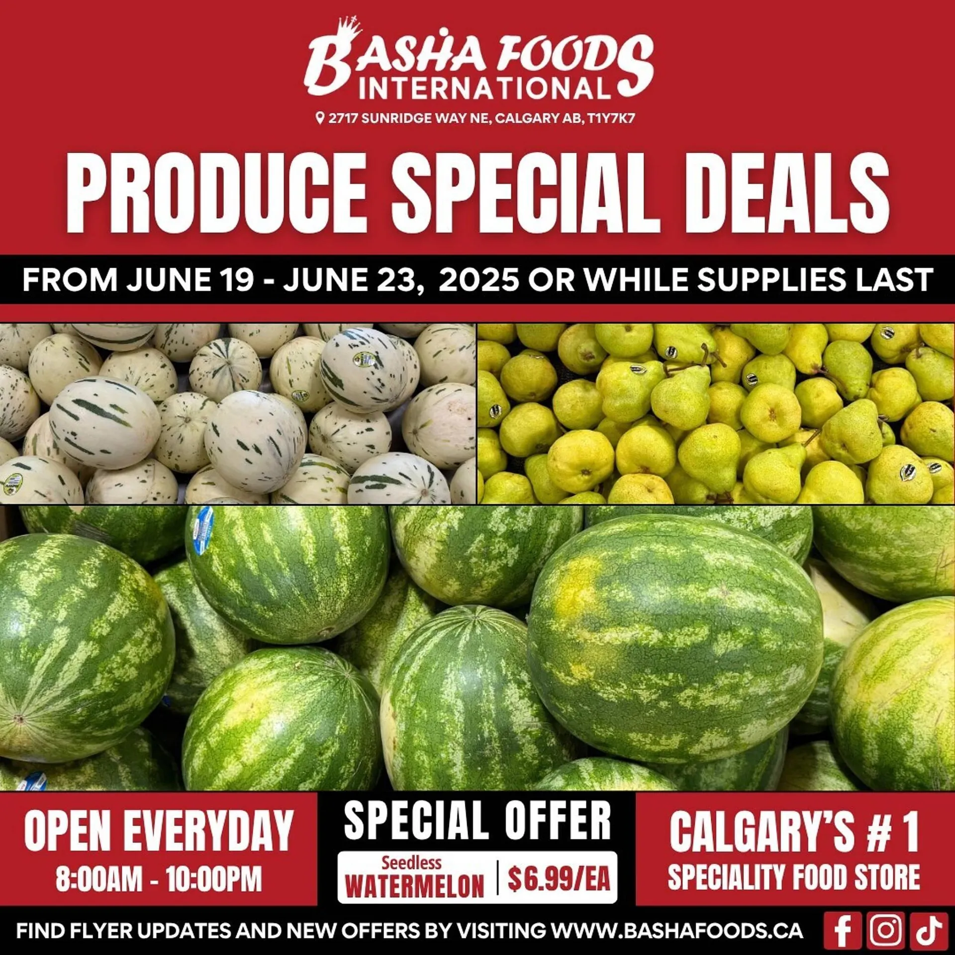 Basha Foods flyer from June 19 to June 23 2025 - flyer page 1