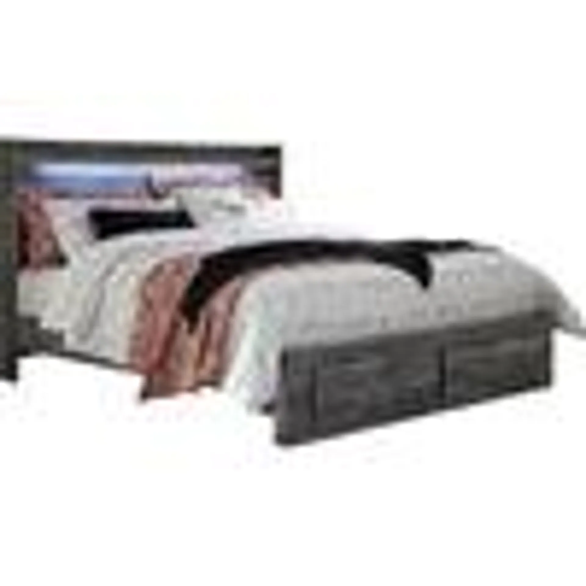 Baystorm King Storage Bed - Gray