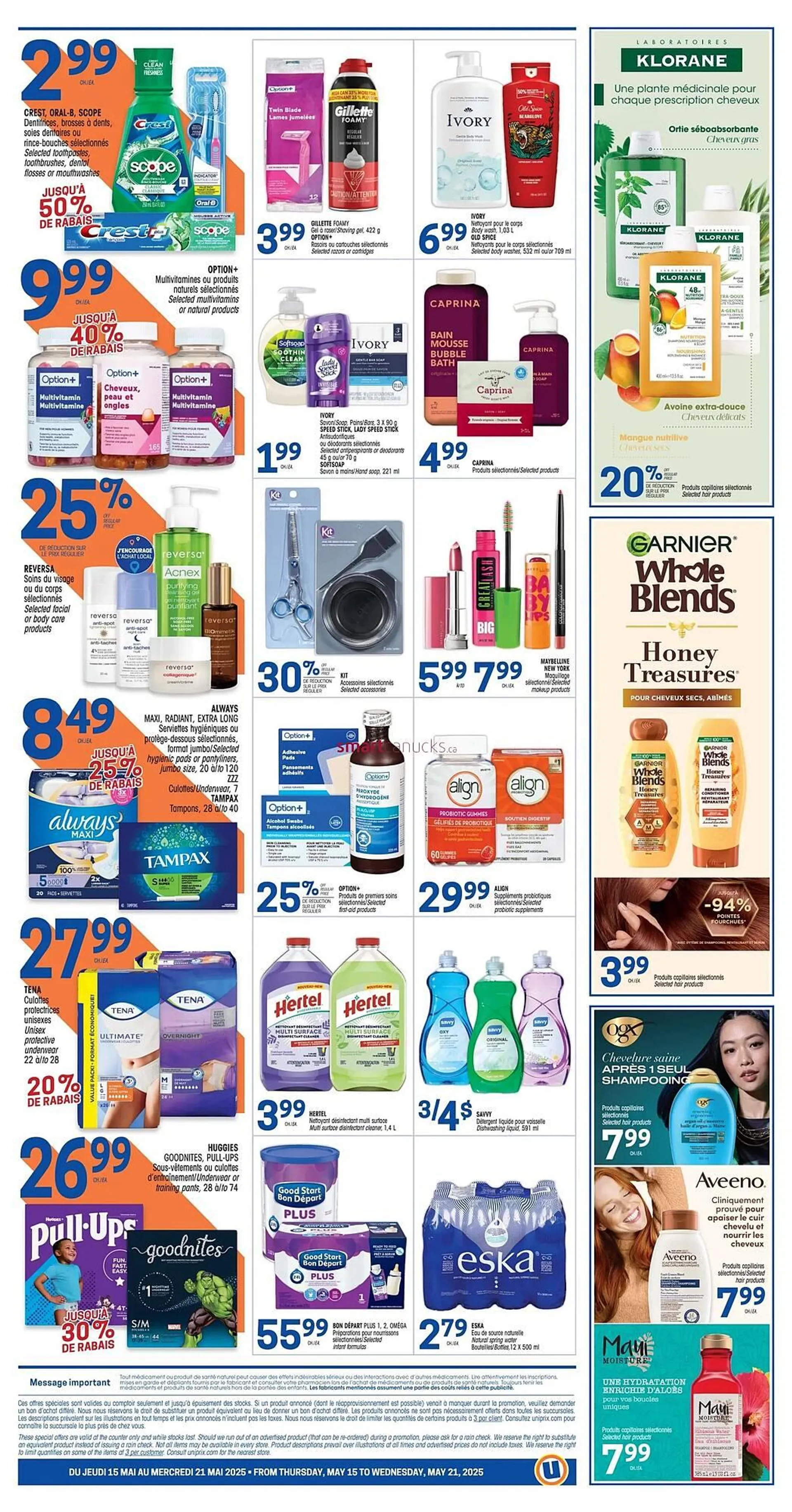 Uniprix flyer from May 15 to May 21 2025 - flyer page 2