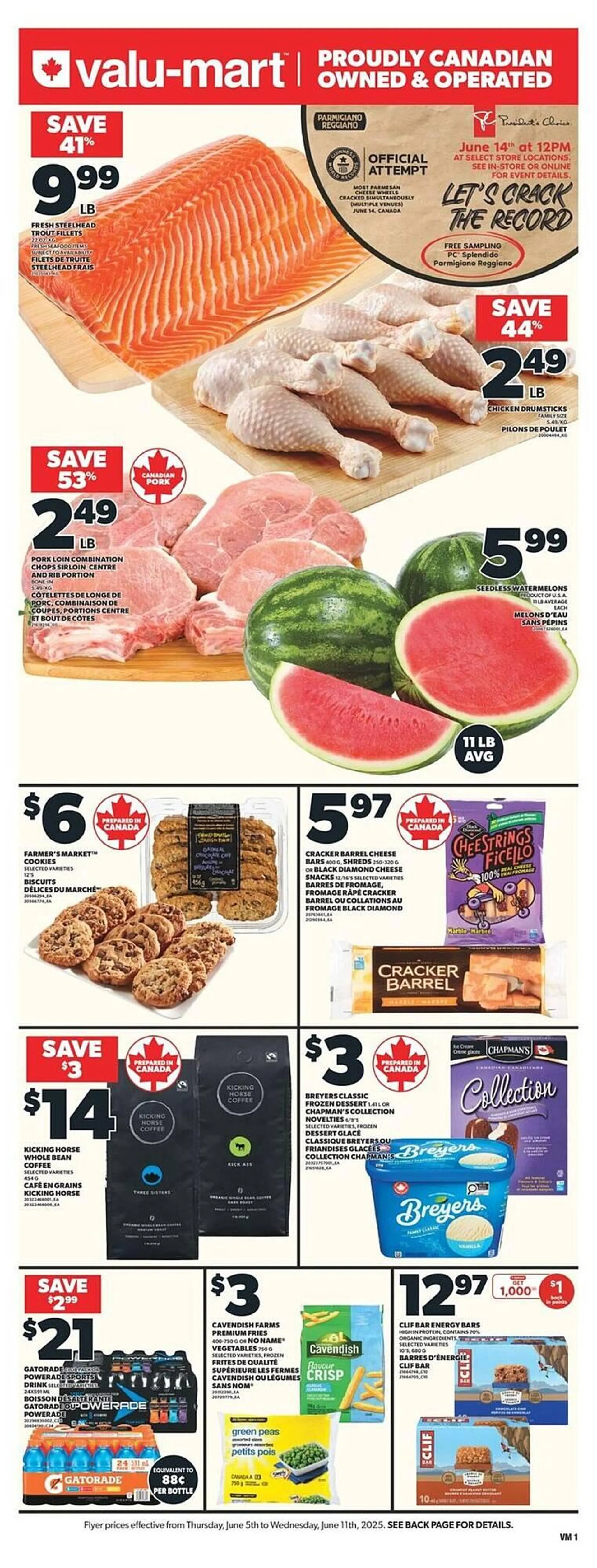 Valu-mart flyer from June 5 to June 12 2025 - flyer page 1