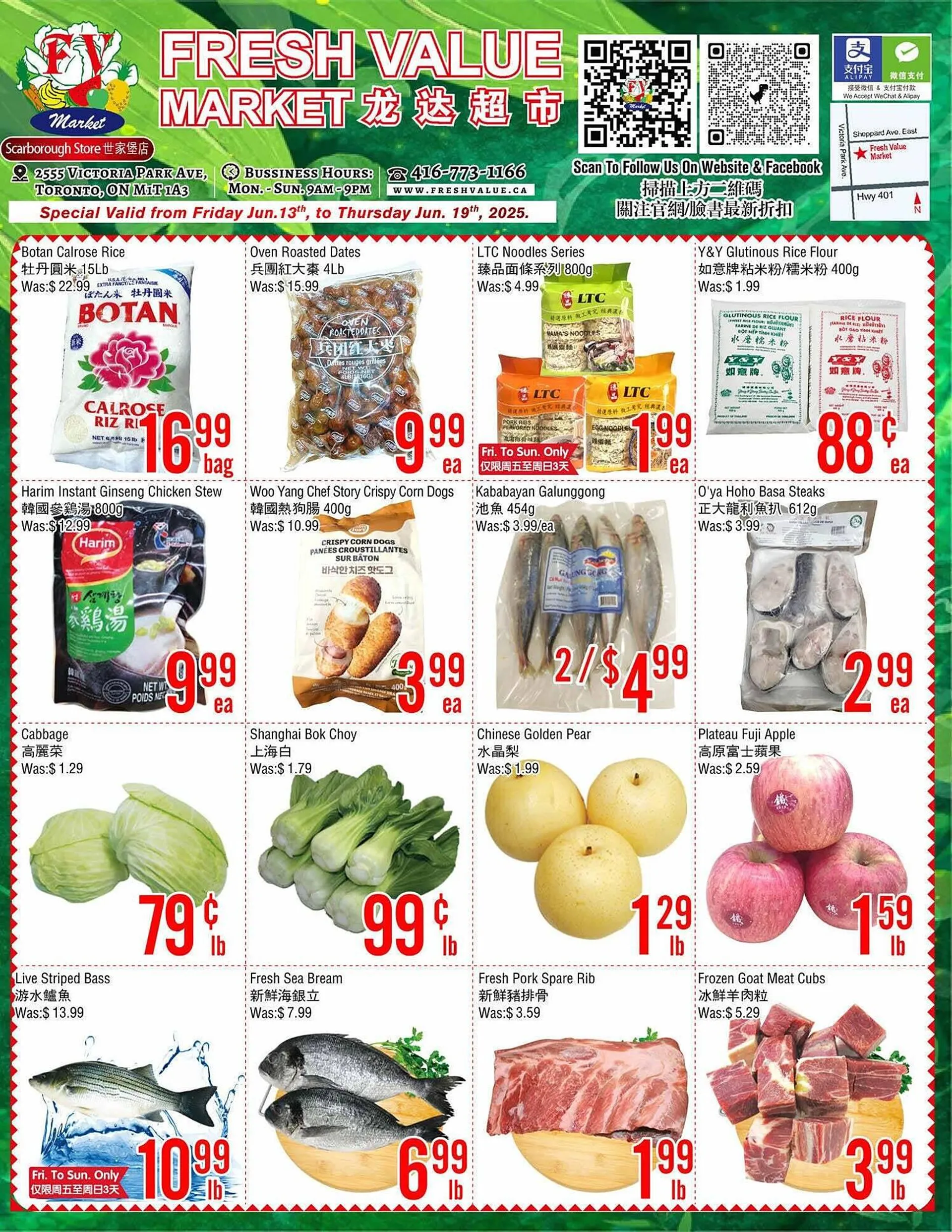 Fresh Value flyer from June 13 to June 19 2025 - flyer page 1
