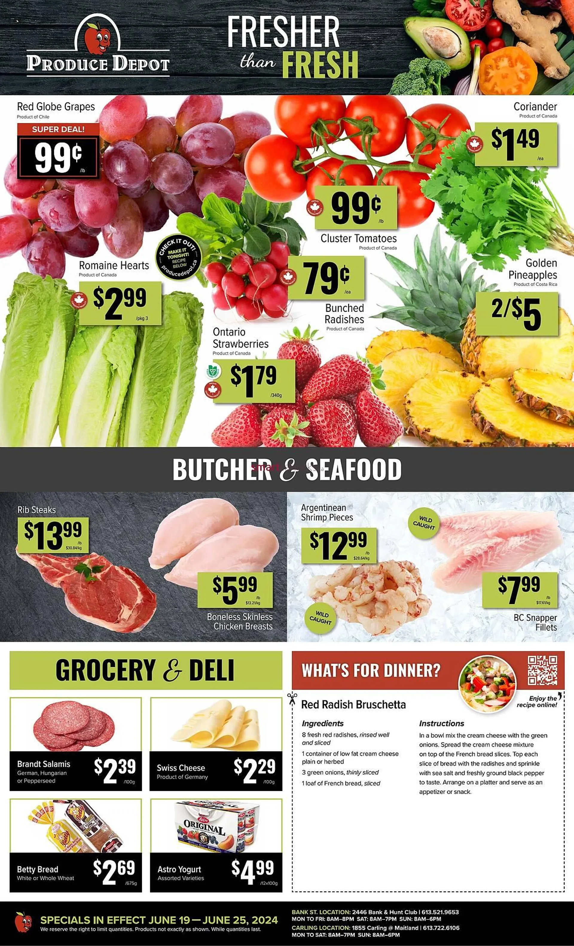 Produce Depot flyer - 1