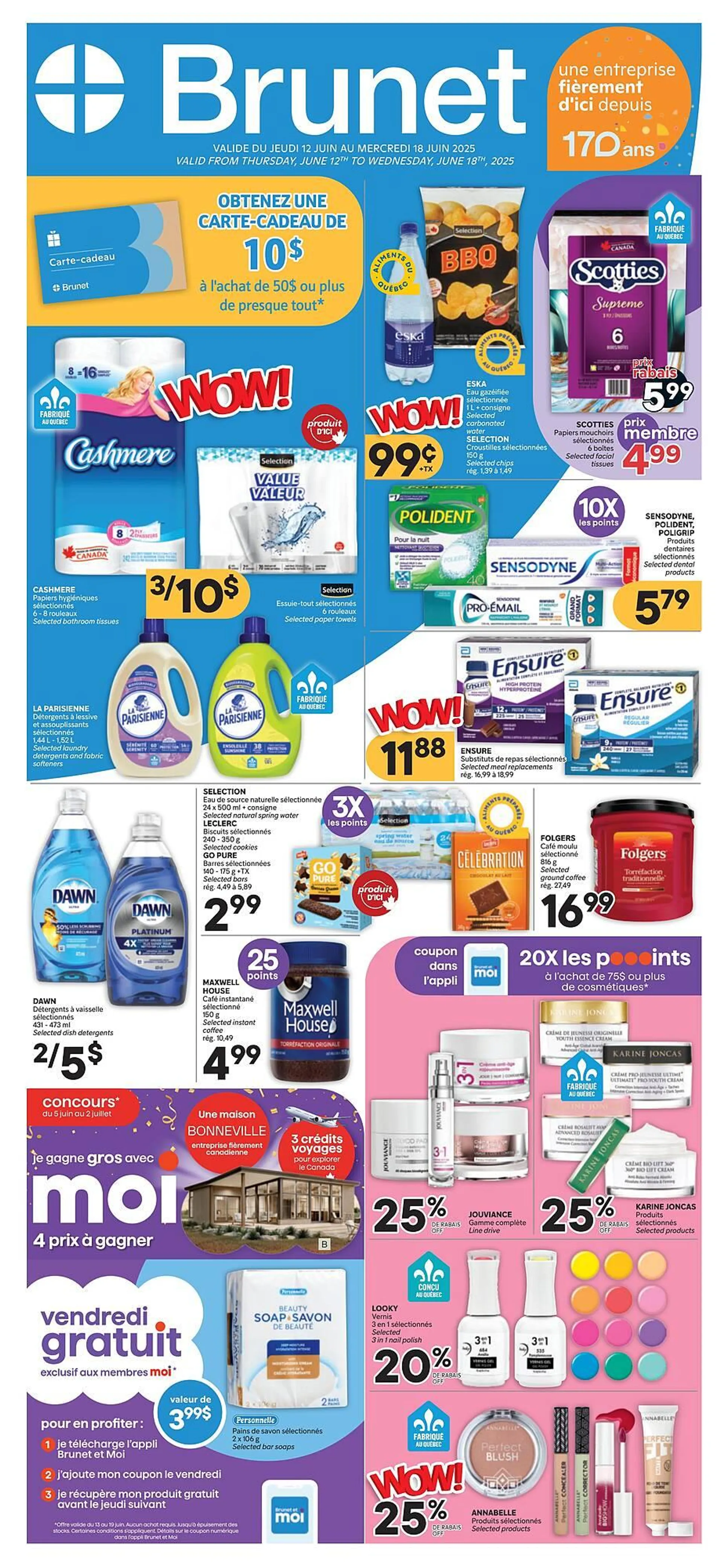Brunet flyer from June 12 to June 18 2025 - flyer page 1