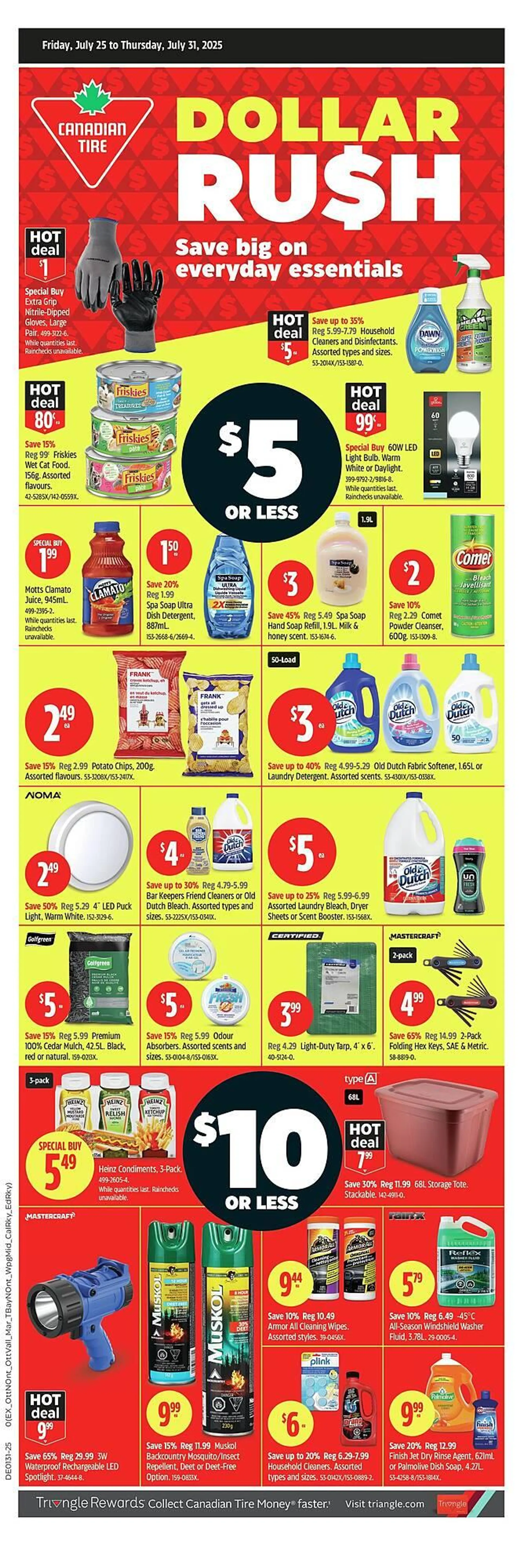 Canadian Tire flyer - 1