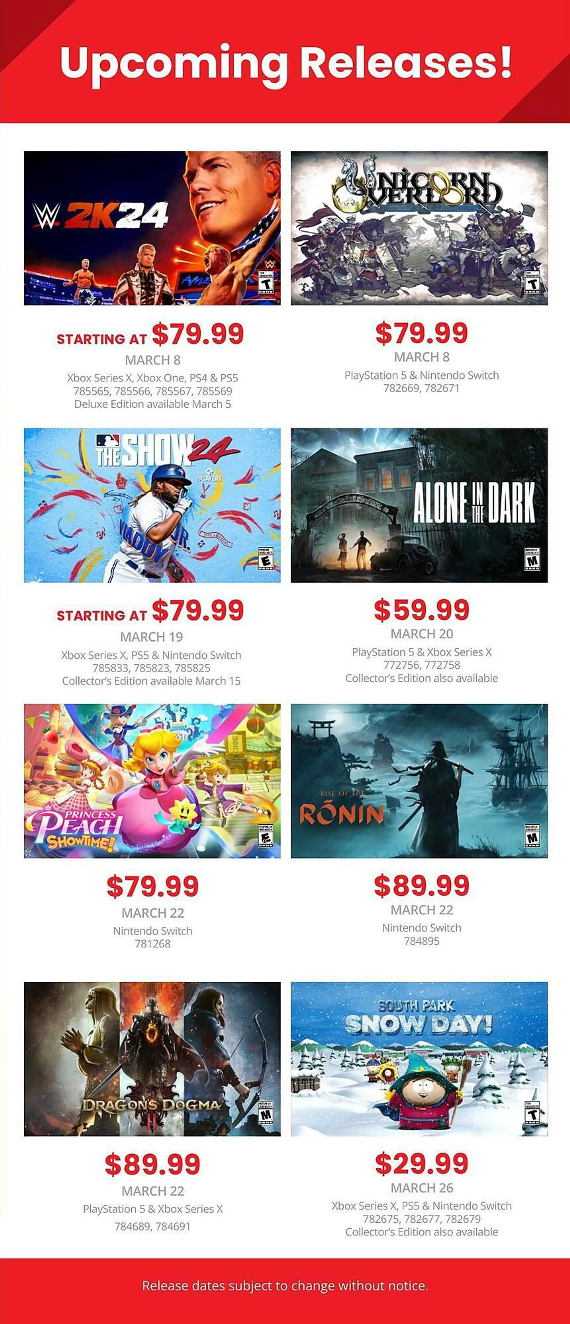GameStop flyer from March 6 to March 12 2024 - flyer page 2