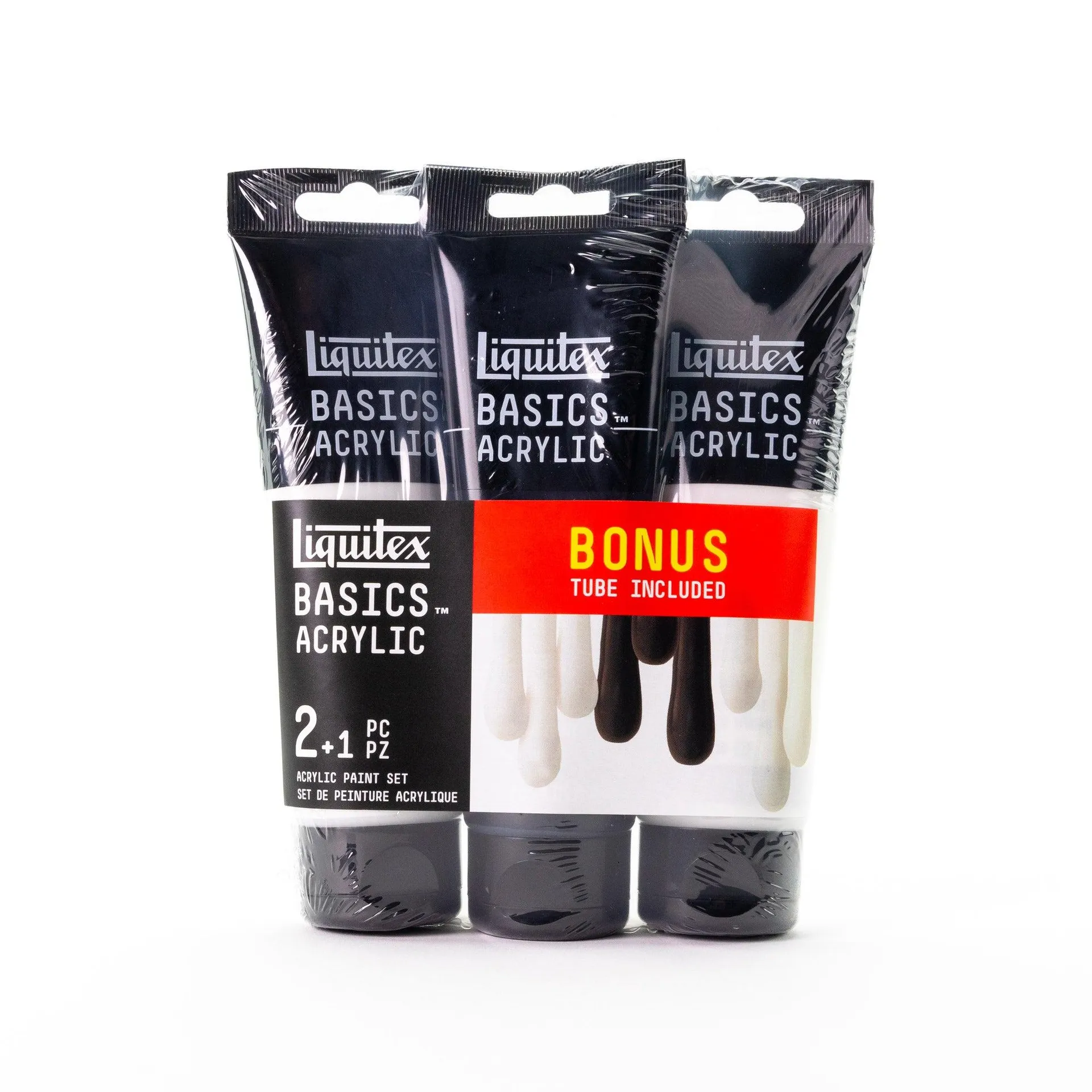 Basics Acrylic - White & Black, 3 x 118 ml