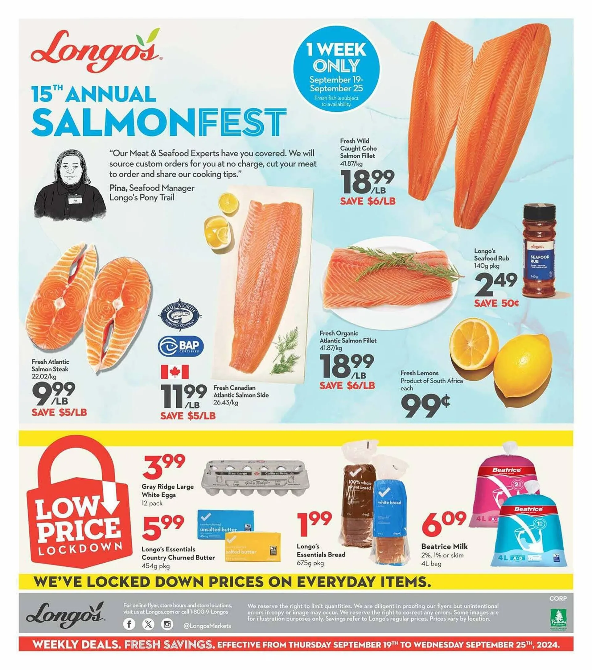 Longo's flyer from September 13 to November 1 2024 - flyer page 2