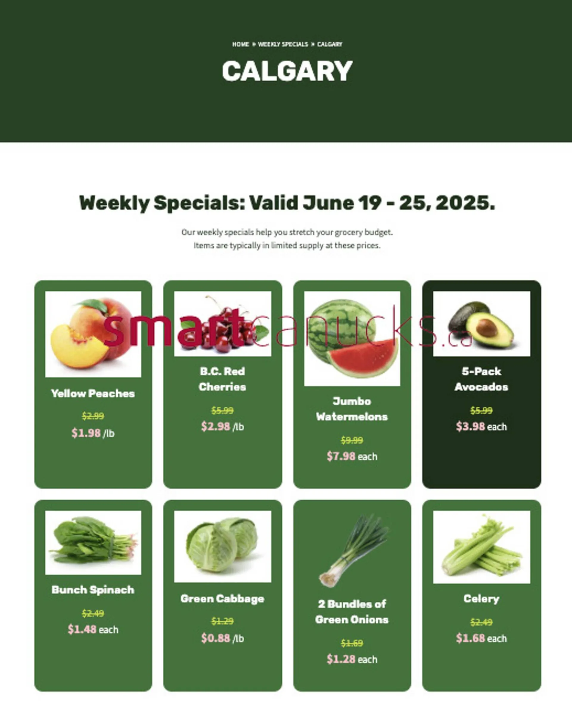 H&W Produce flyer from June 19 to June 25 2025 - flyer page 1