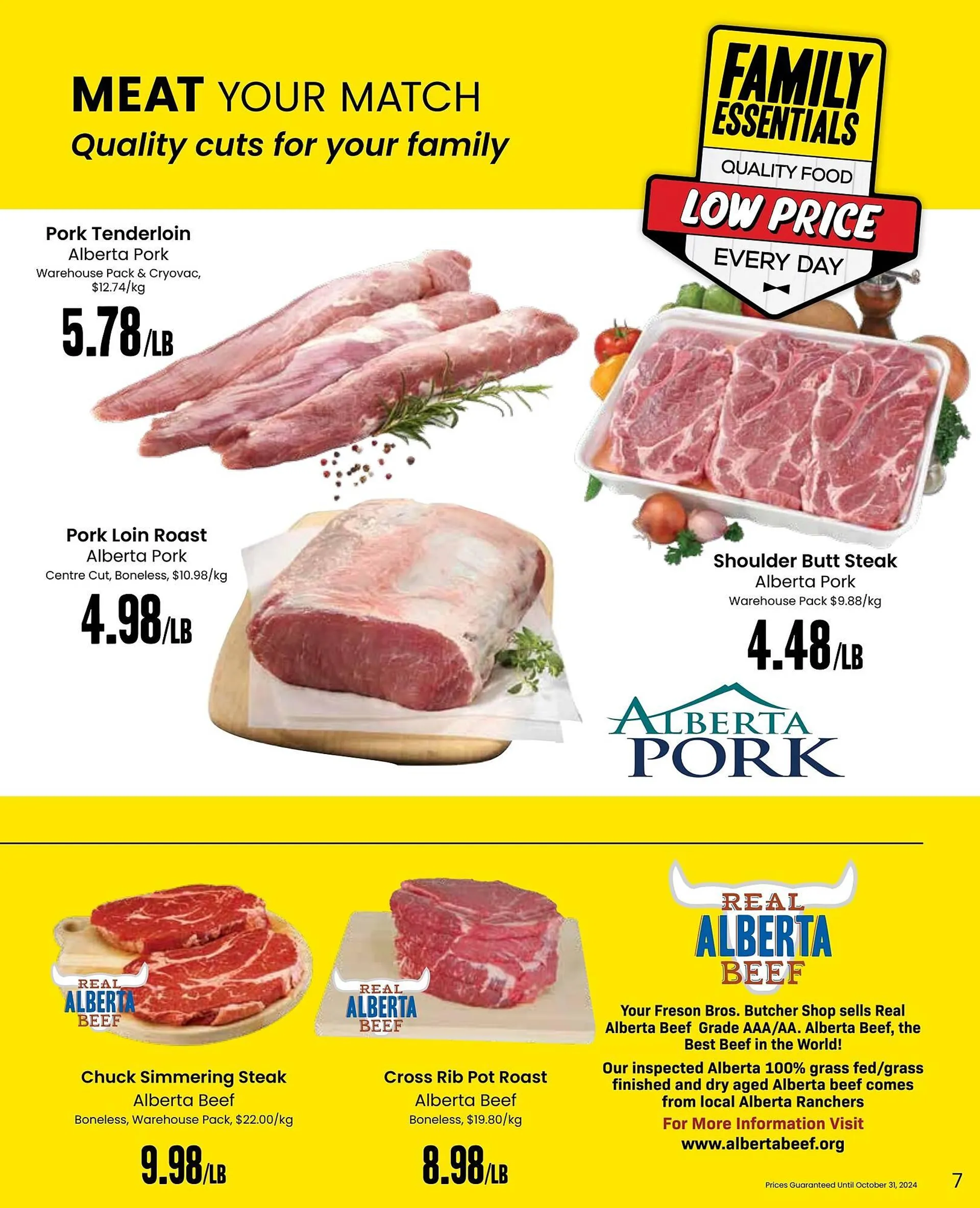 Freson Bros flyer from September 27 to October 31 2024 - flyer page 7