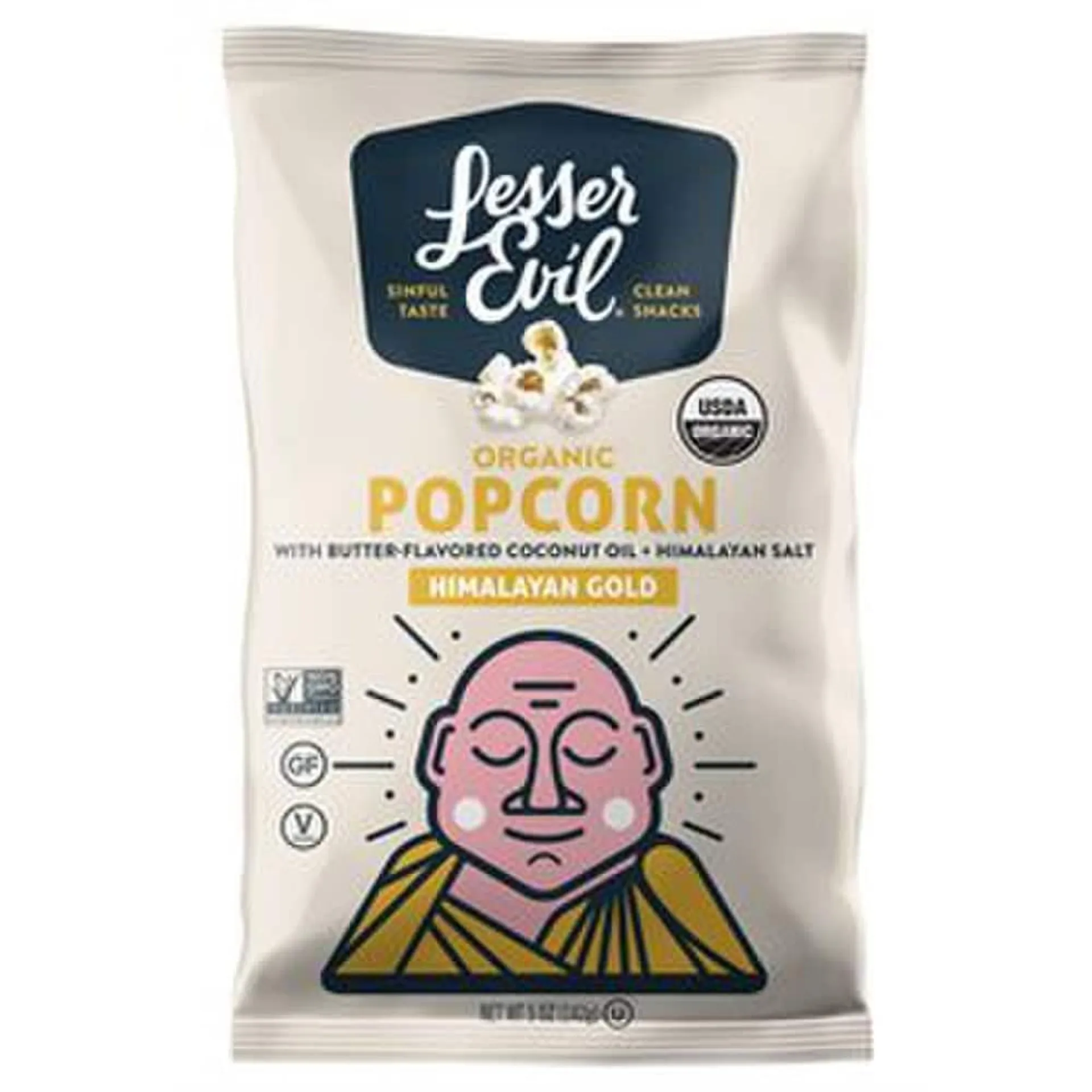 Lesser Evil Buddha Popcorn Himalayan Gold 142 g