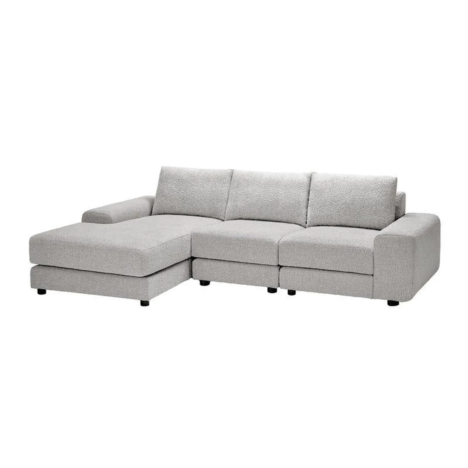 Sectionnel modulaire chaise longue à gauche - 3 mcx