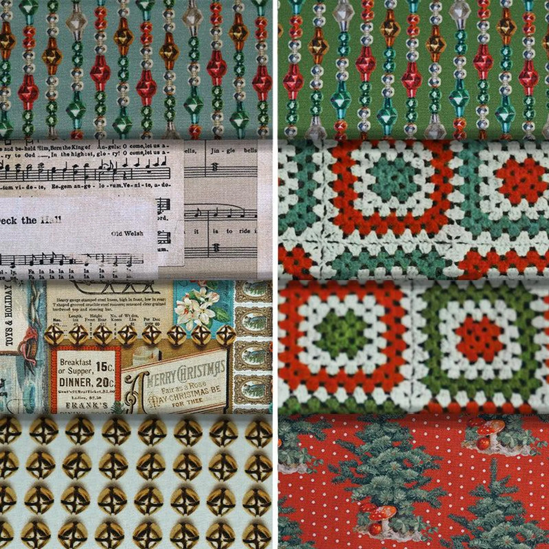 Christmas Faire - 44/45" - 100% Cotton