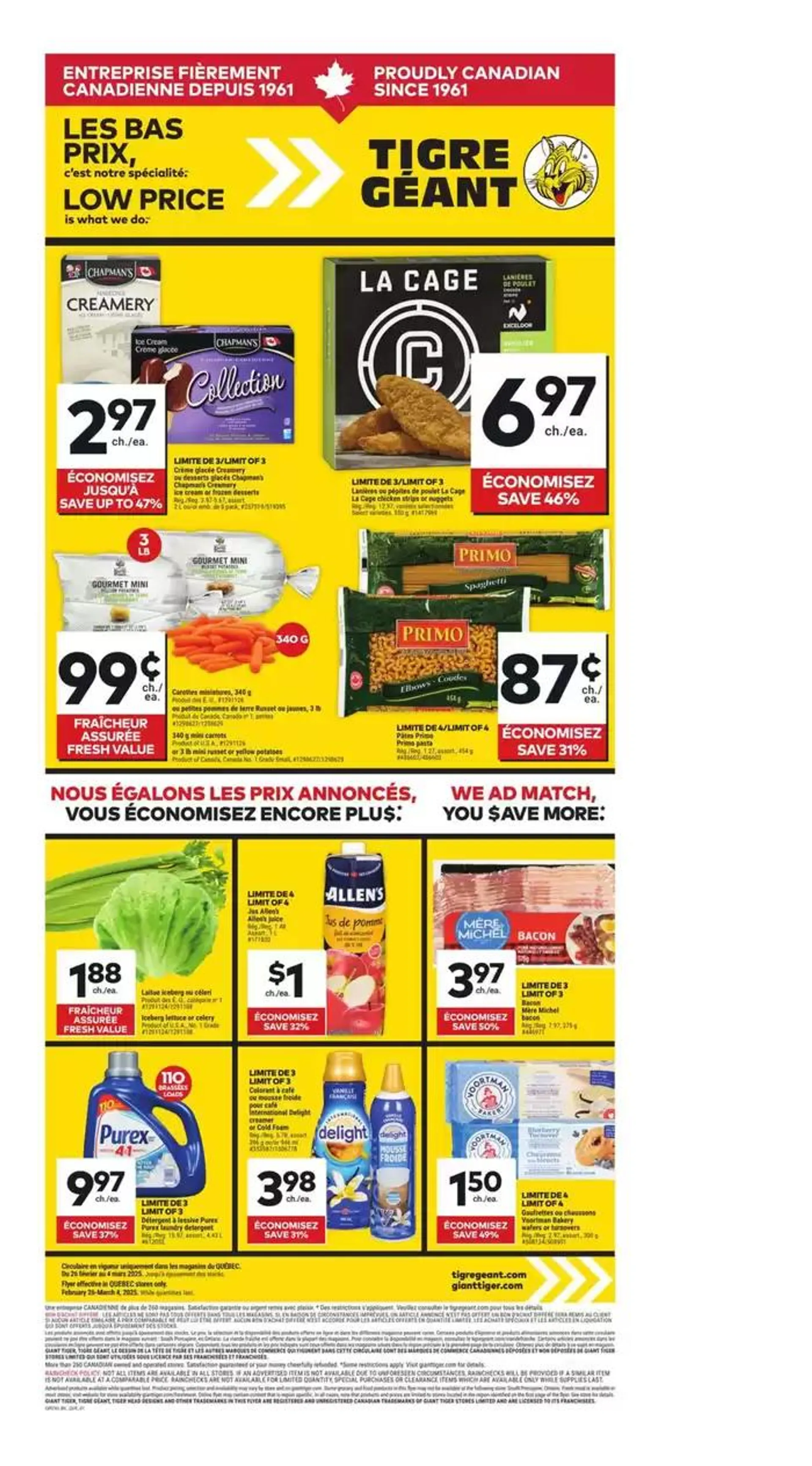 Current special promotions - 1
