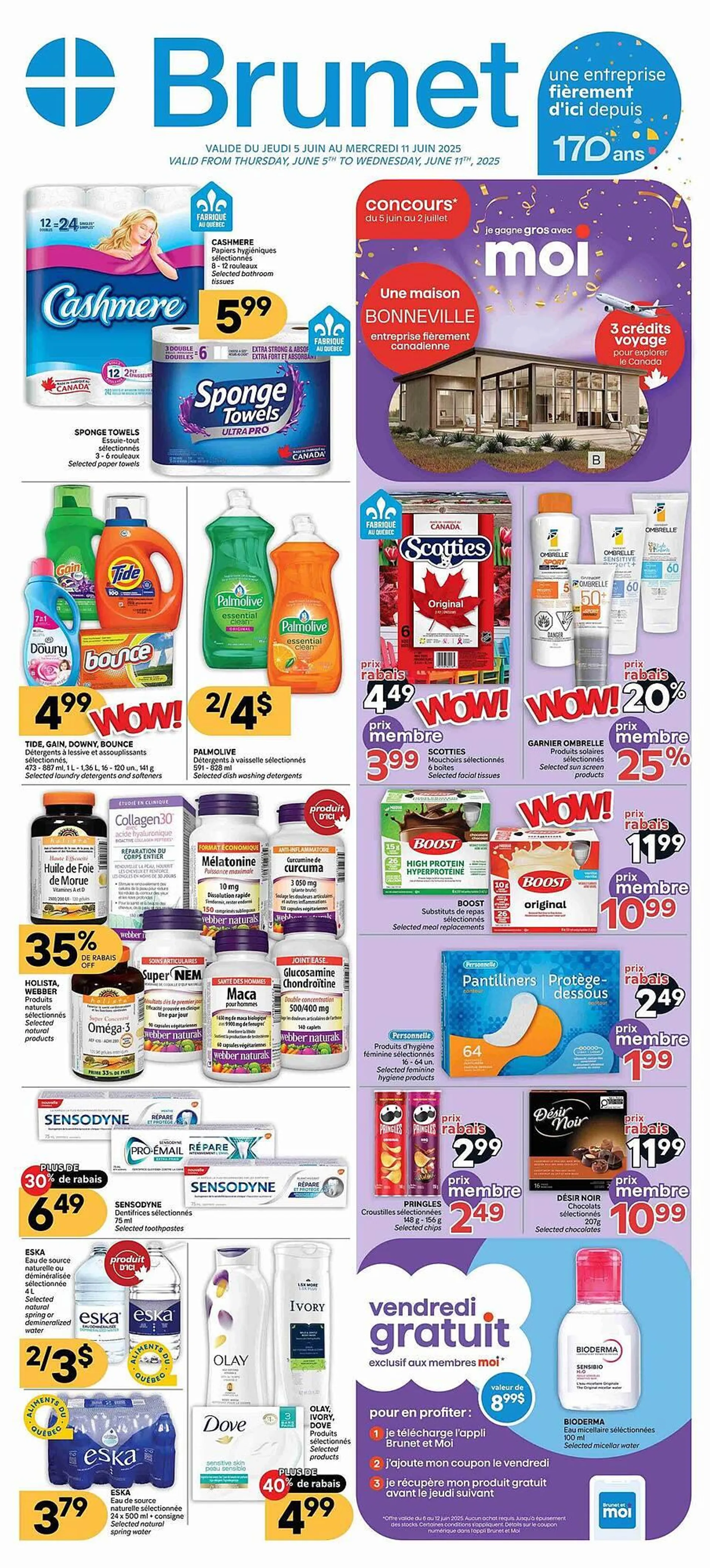 Brunet flyer from June 5 to June 19 2025 - flyer page 1