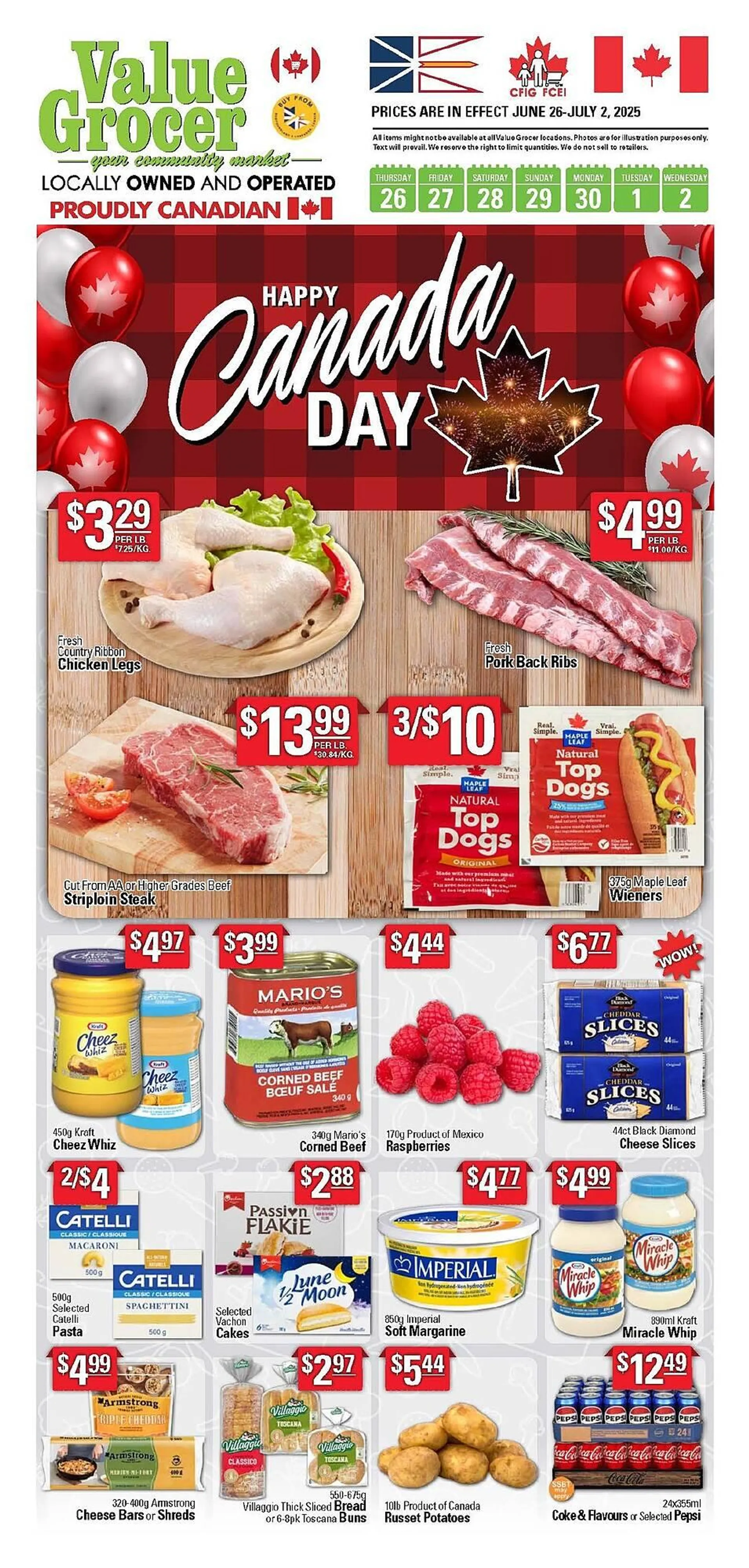 Value Grocer flyer from June 26 to July 2 2025 - flyer page 1