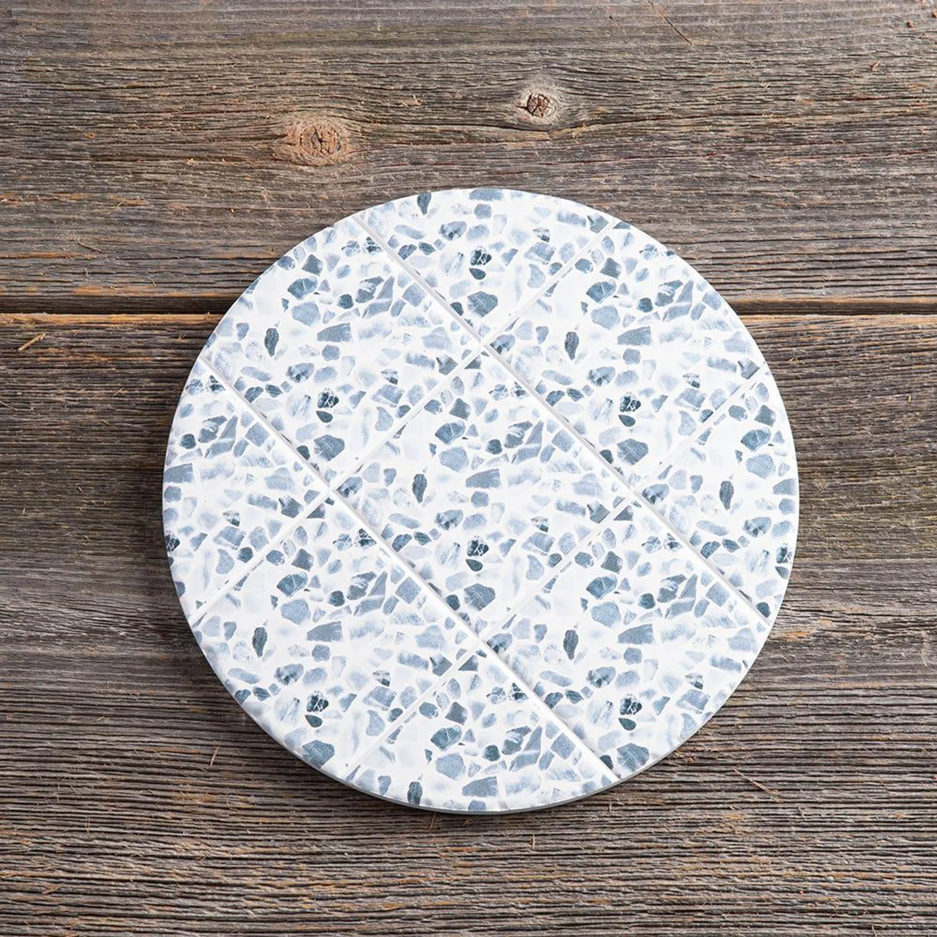 KSP Tessera 'Capri' Ceramic Trivet (Blue/Grey)