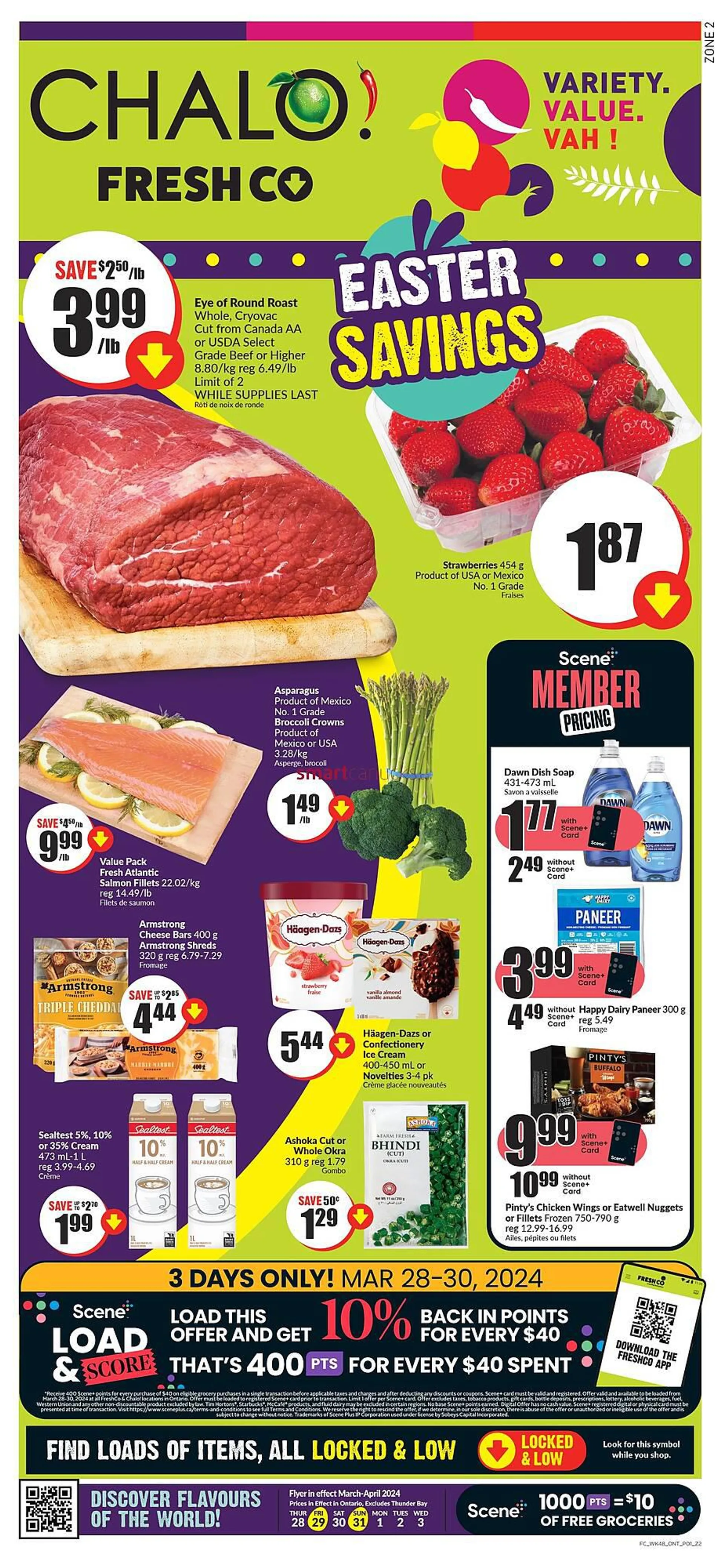 FreshCo flyer from March 27 to April 2 2024 - flyer page 