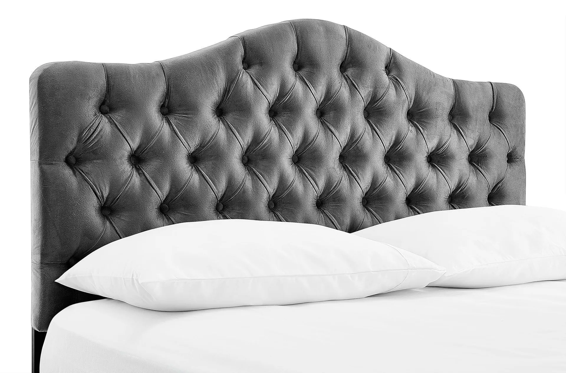 Lexa Queen Headboard - Dark Grey