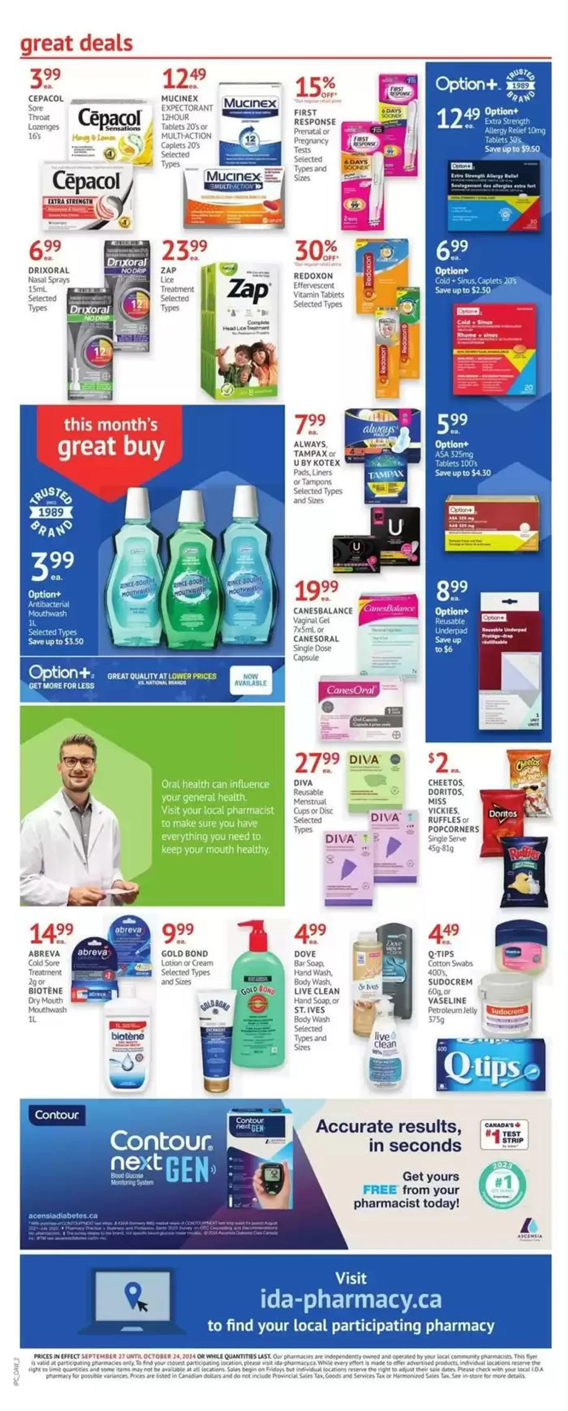 Current deals and offers from September 27 to October 24 2024 - flyer page 2