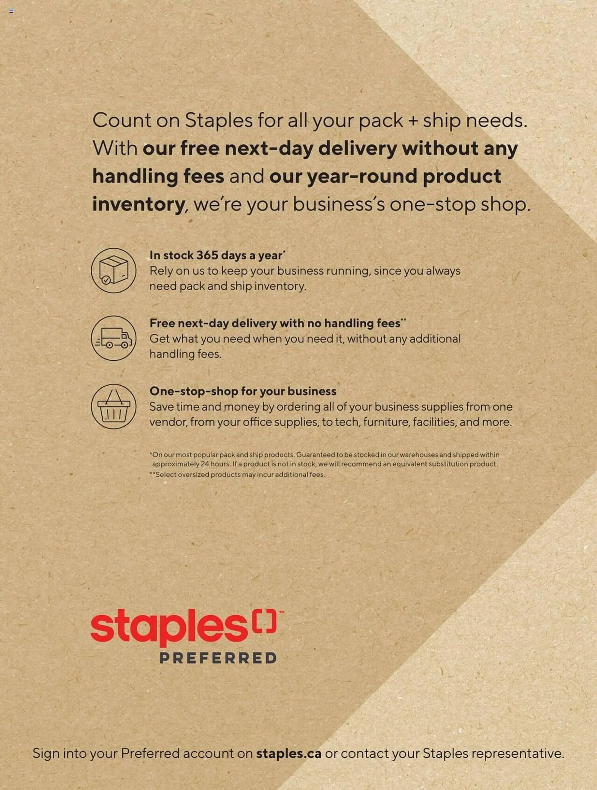 Staples flyer from September 4 to September 4 2025 - flyer page 68