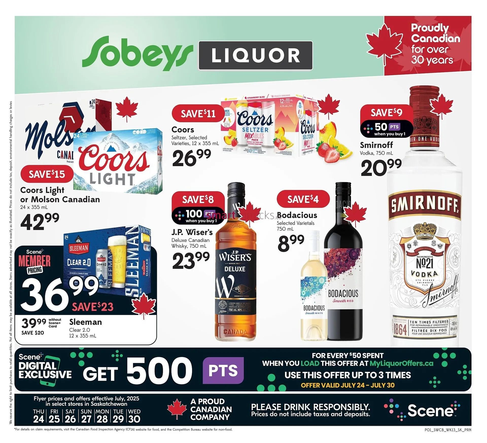 Sobeys flyer from July 24 to July 30 2025 - flyer page 1