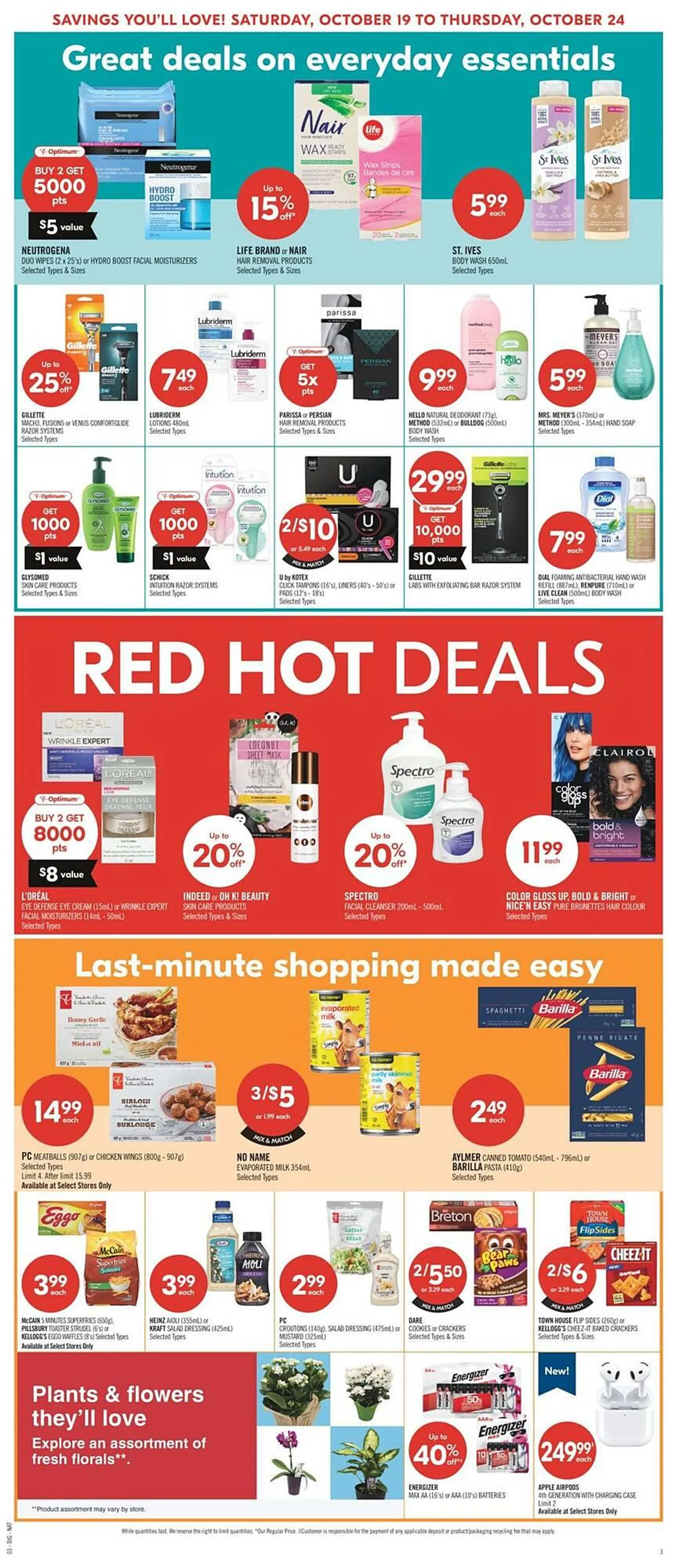 Shoppers Drug Mart flyer from October 17 to October 24 2024 - flyer page 24