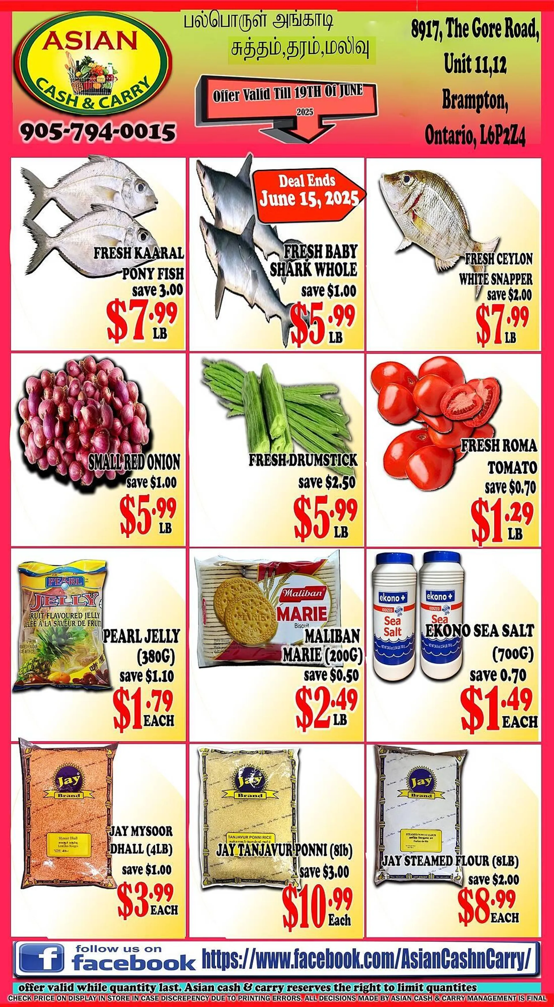 Asian Cash & Carry flyer from June 13 to June 19 2025 - flyer page 1