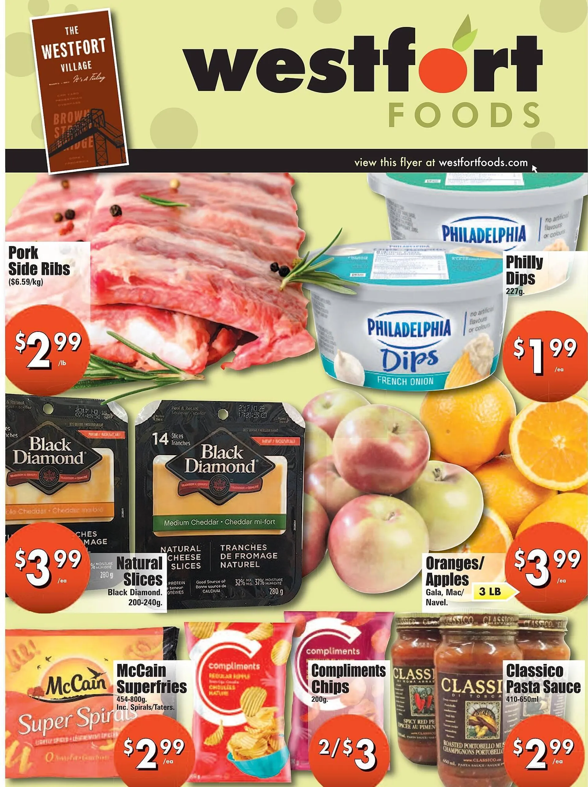 Westfort Foods flyer - 1