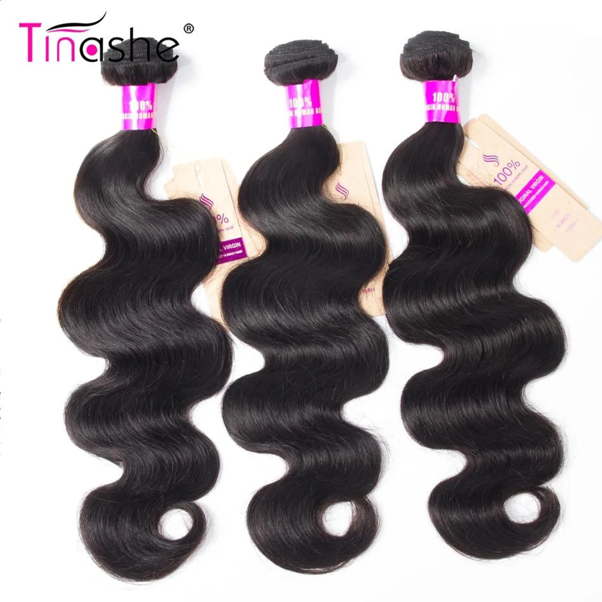 Tinashe Hair Body Wave Bundles Remy Human Hair 1/3/4 Bundles 8-30 inch Natural Color Hair Extension Brazilian Hair Weave Bundles