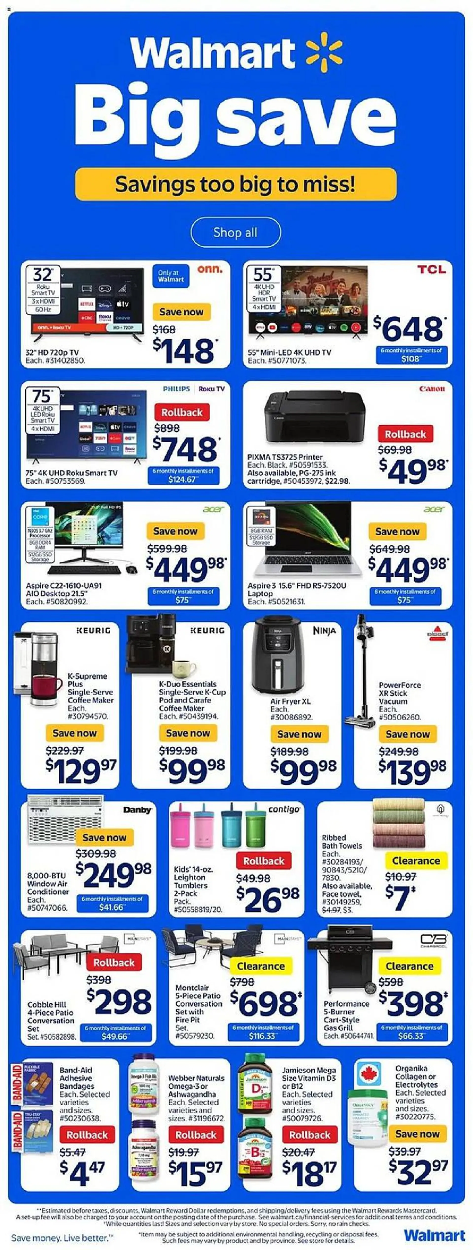 Walmart flyer - 1