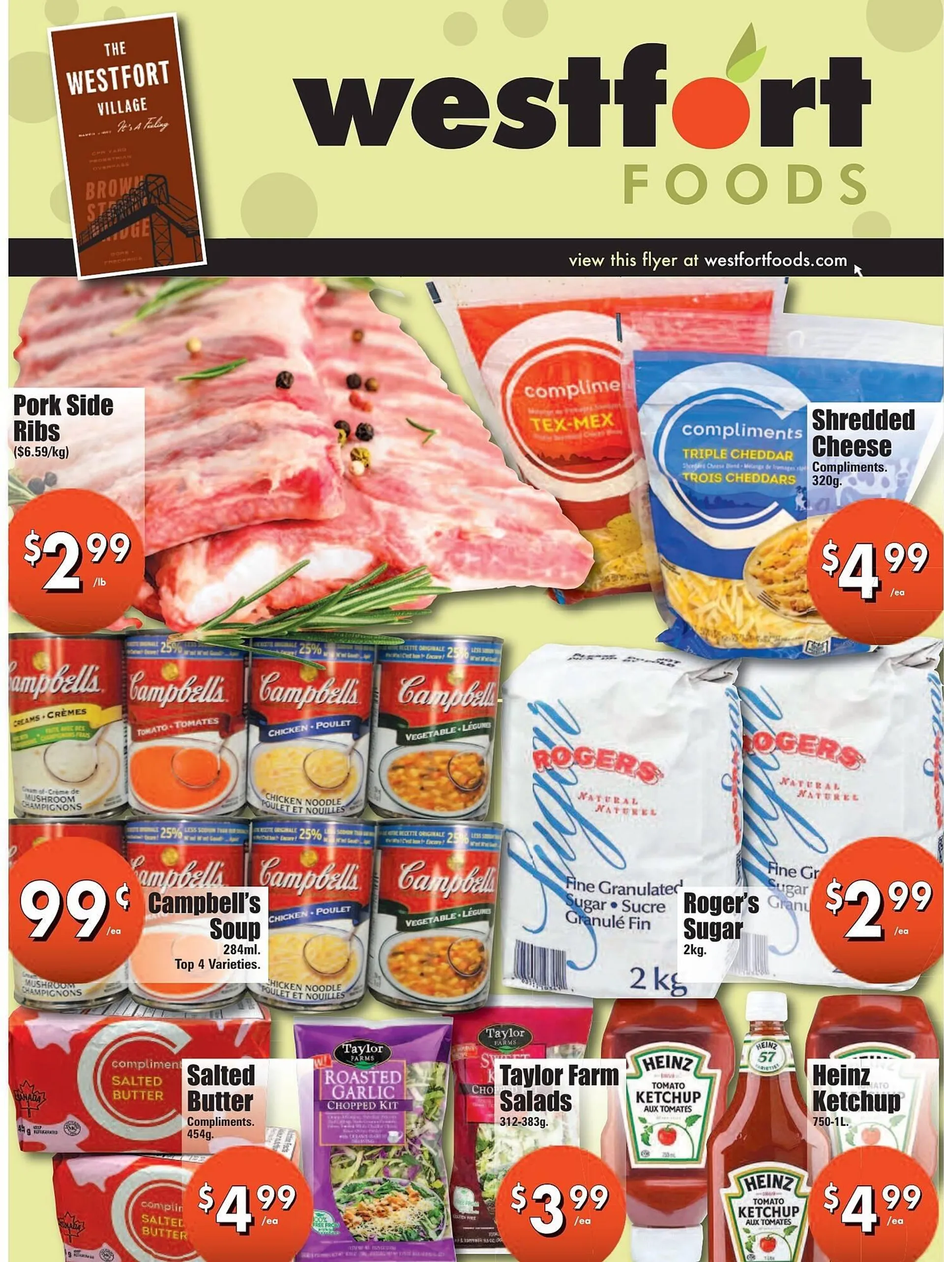 Westfort Foods flyer - 1