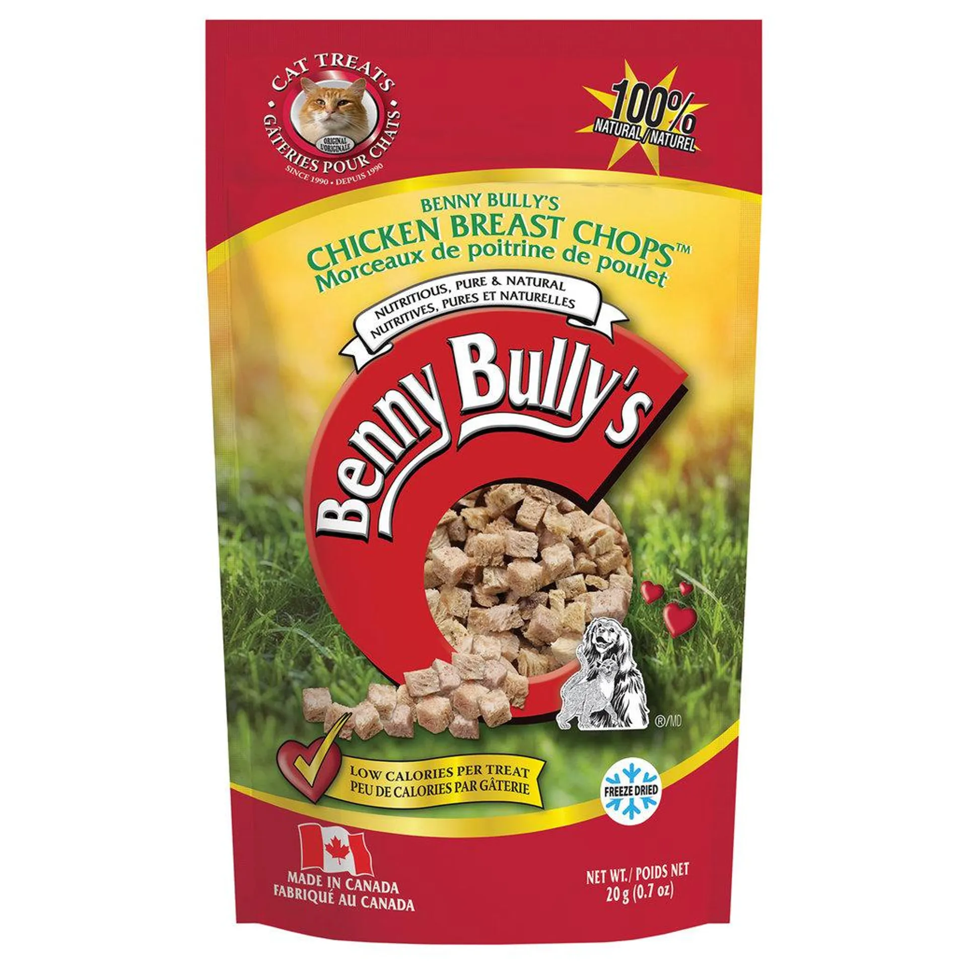 Benny Bully's, Feline Chicken Breast Chops - 20 g - Cat Treat