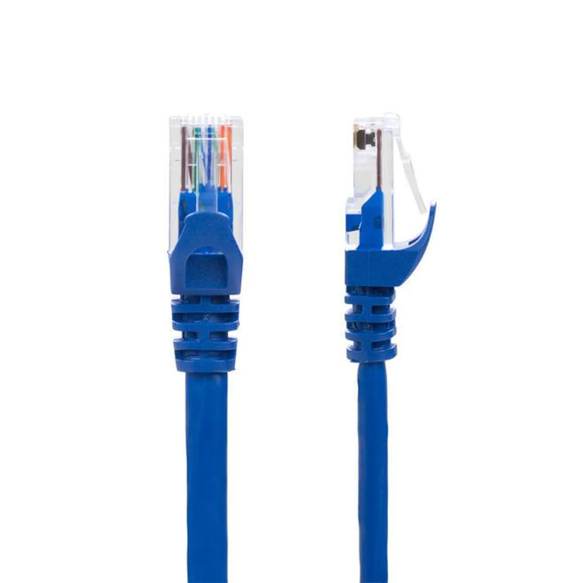 Cat6 550MHz UTP 24AWG RJ45 Ethernet Network Cable Blue - PrimeCables® - 10ft, 1/Pack