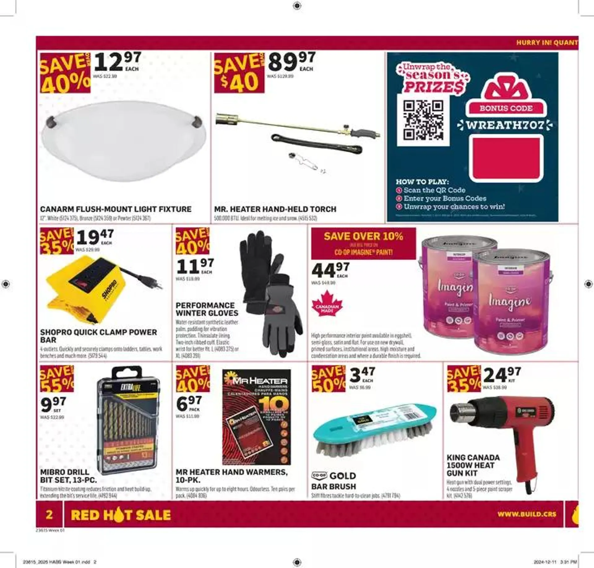 Current bargains and offers from December 26 to January 1 2025 - flyer page 3