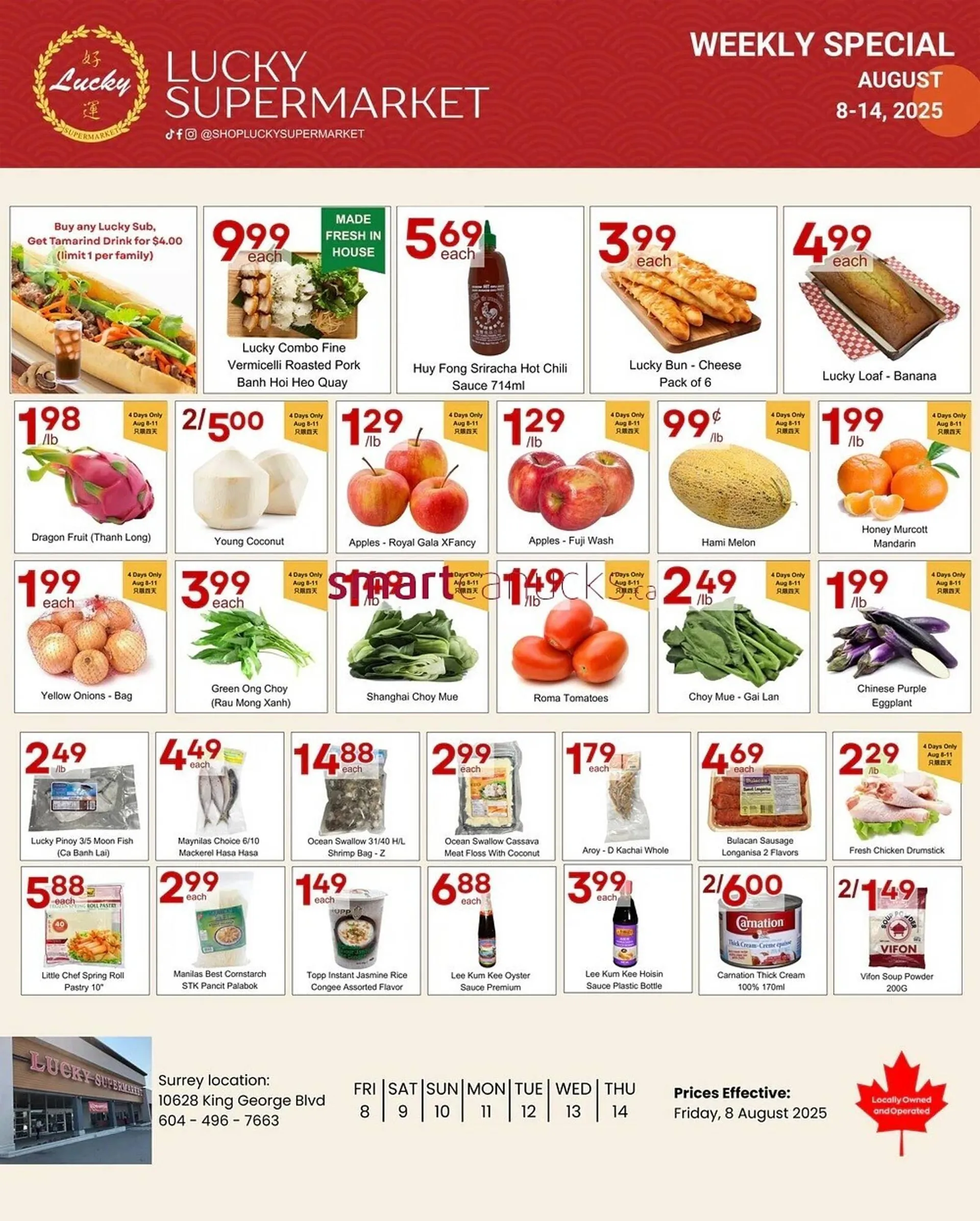 Lucky Supermarket flyer - 1