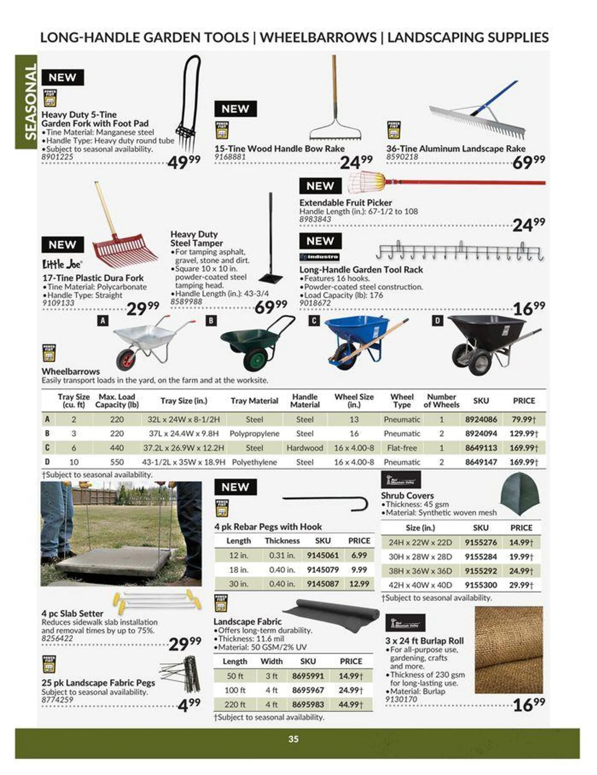 Seasonal Catalogue from April 23 to April 22 2025 - flyer page 35