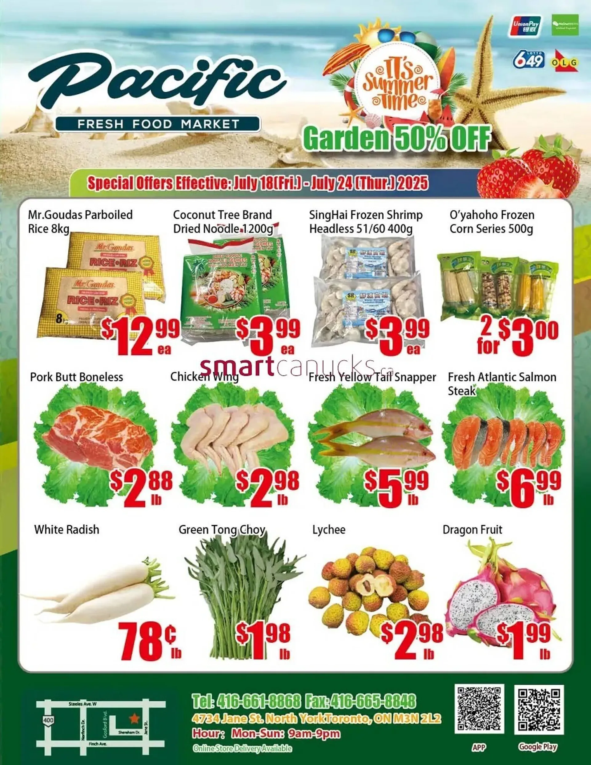 New Pacific Supermarket flyer from July 18 to July 24 2025 - flyer page 1