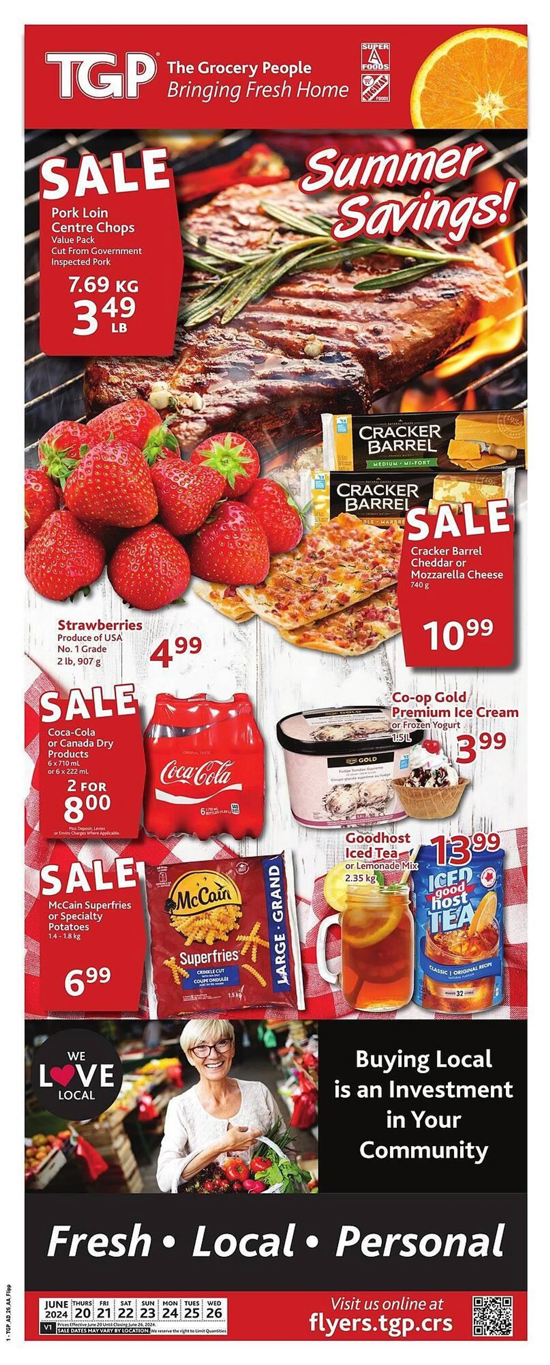 TGP The Grocery People flyer - 1