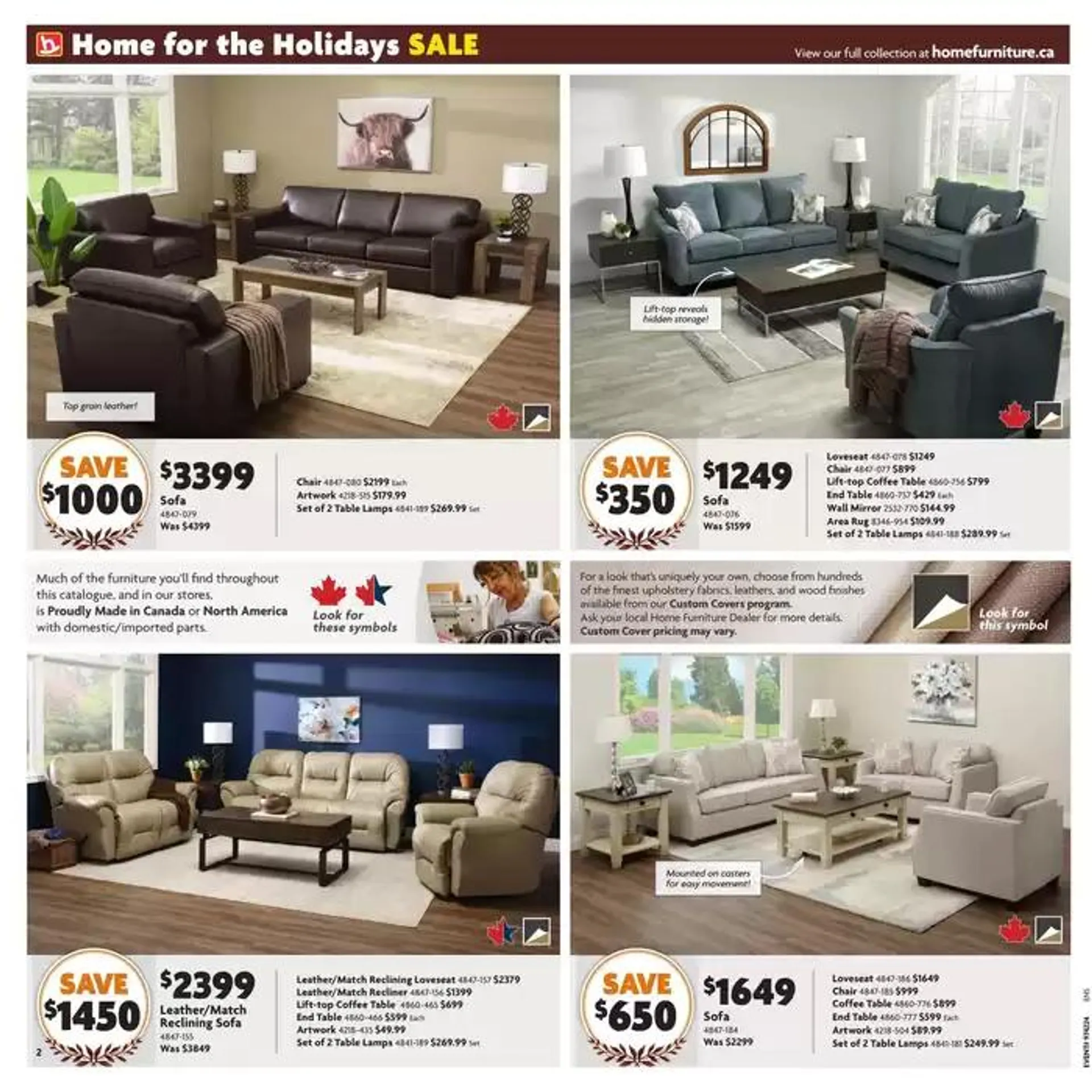 Home Holiday Sale from October 17 to October 27 2024 - flyer page 2