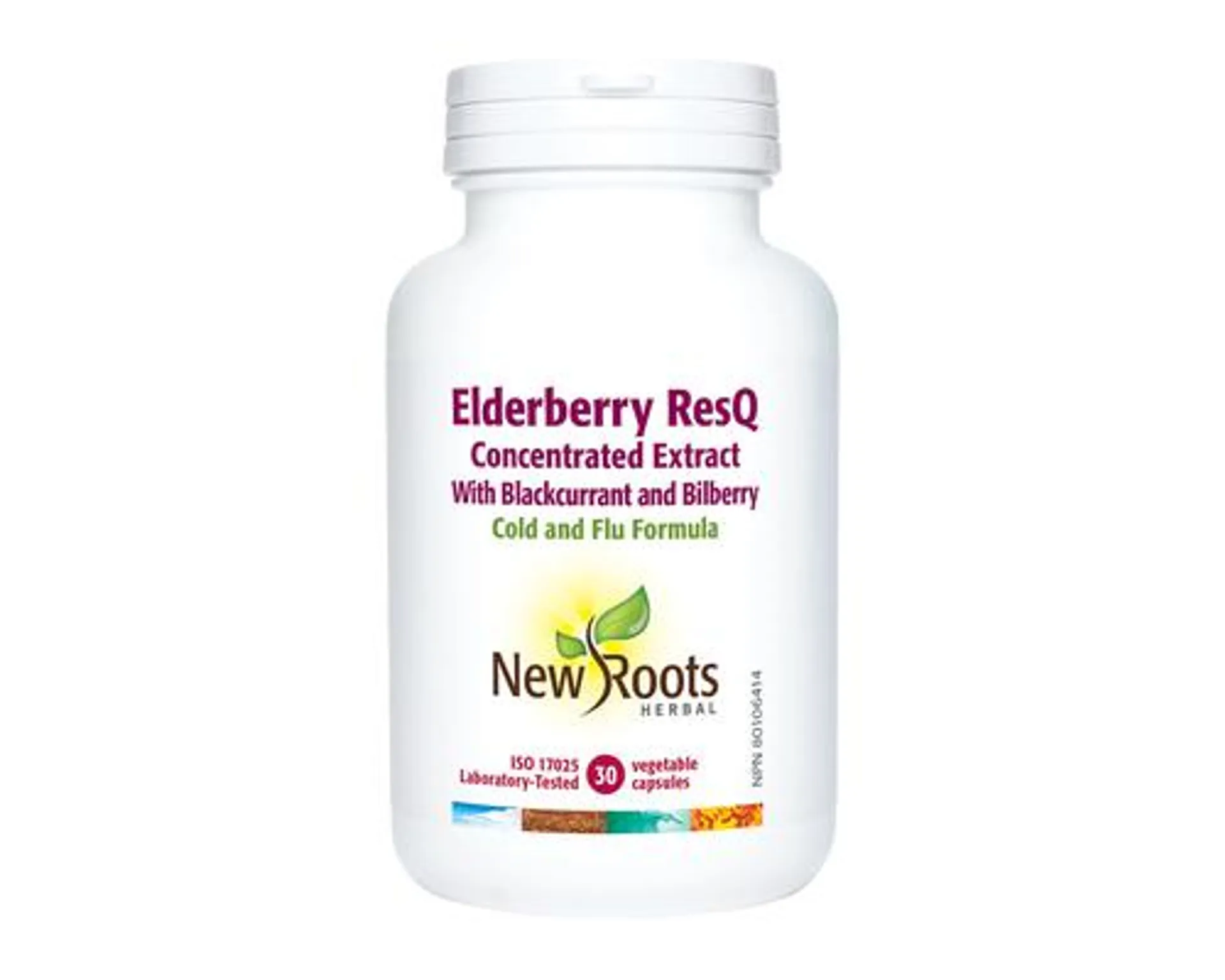 New Roots Elderberry ResQ 30 Veggie Caps