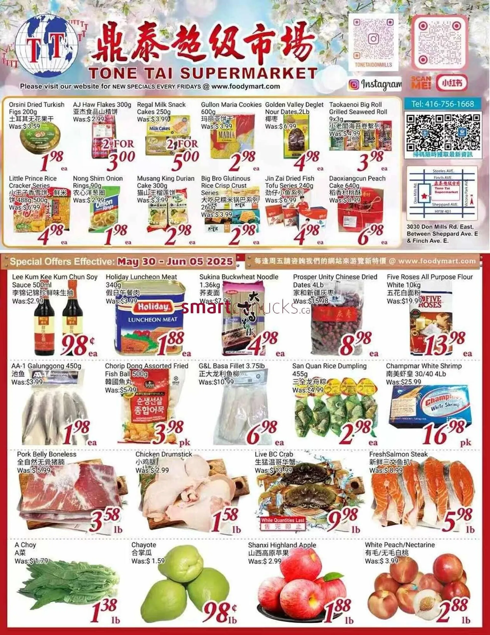 Tone Tai Supermarket flyer from May 30 to June 5 2025 - flyer page 1